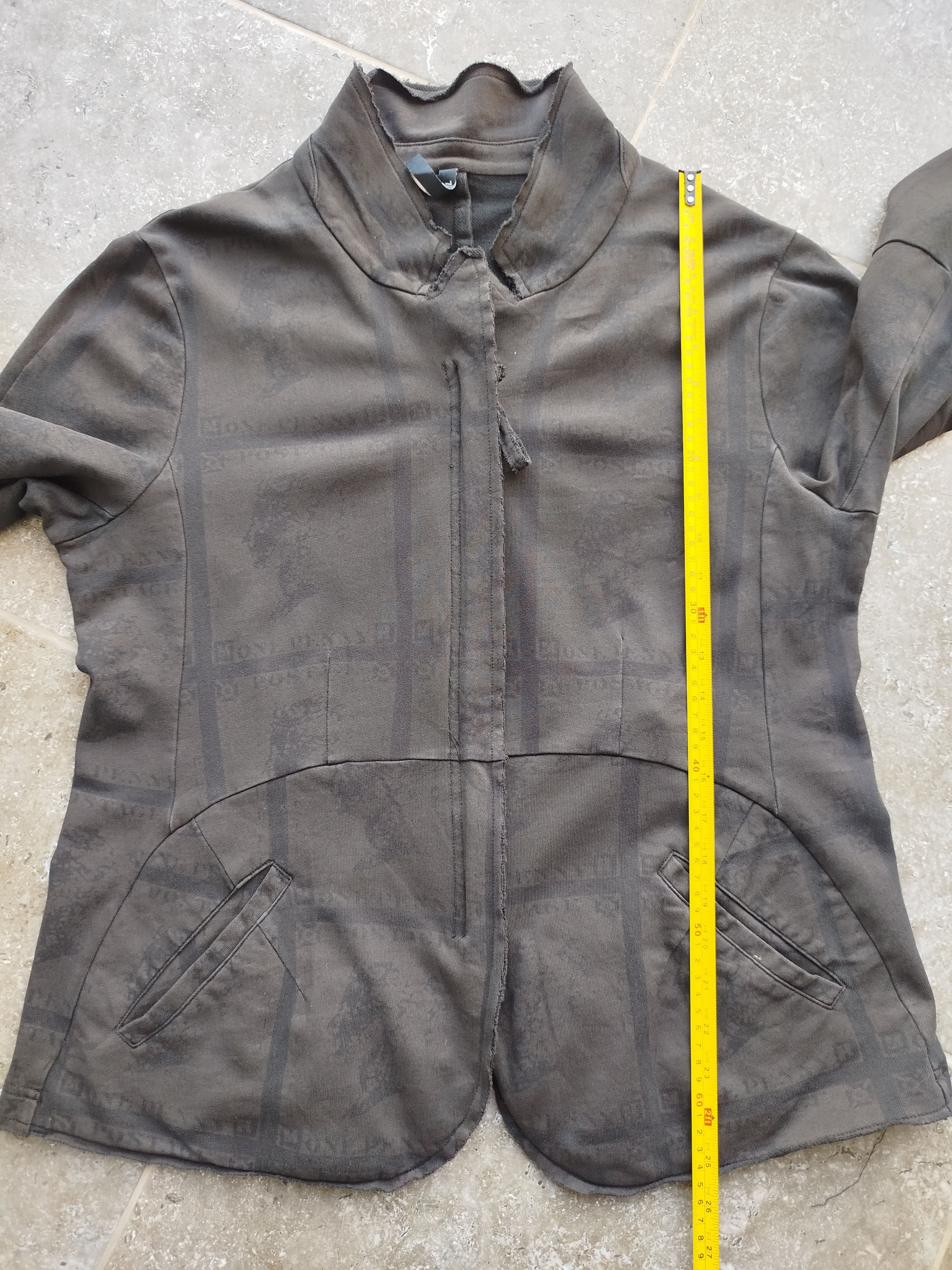 Rundholz Cardigan Jacket Full Zip Pockets One Penny Print Cotton Size L / US 10 / IT 46 - 13 Thumbnail