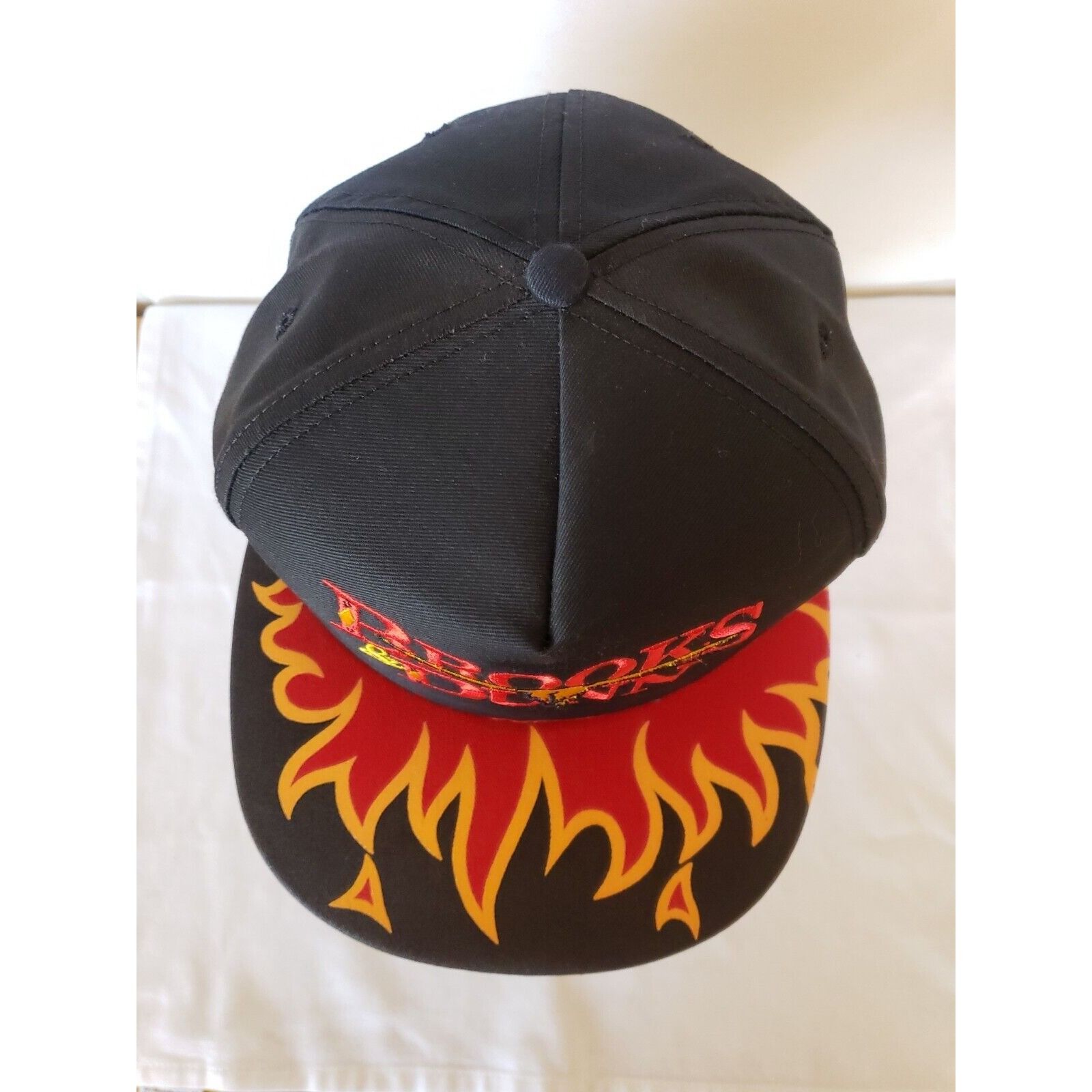 Vintage Brooks And Dunn Flaming 5 Panel Hat Getcha Some Vintage 90s Size ONE SIZE - 7 Thumbnail