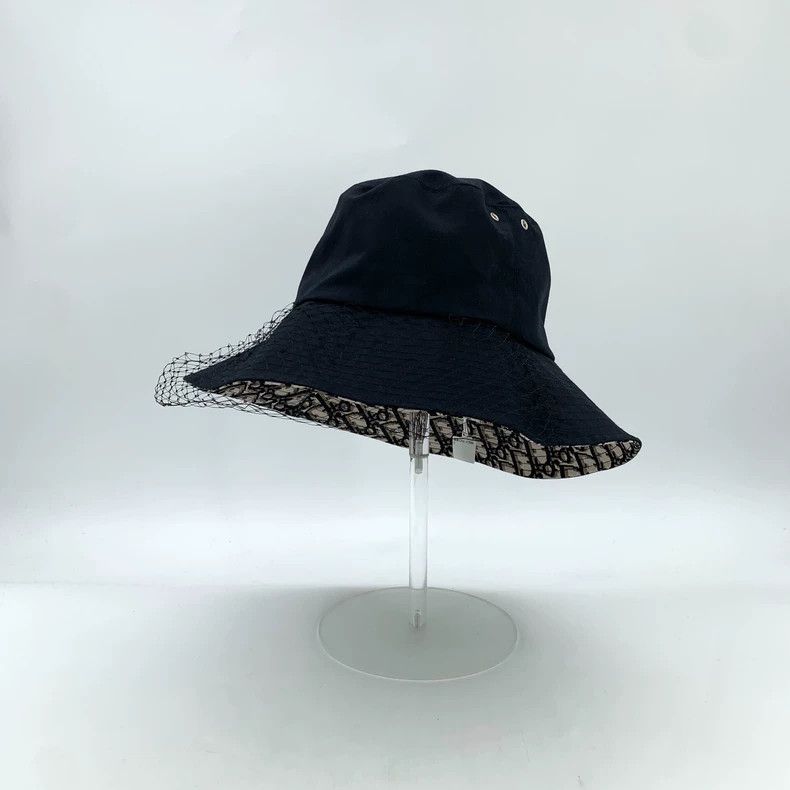 Dior Dior Teddy-D black inner logo jacquard cotton mesh fisherma Size ONE SIZE - 1 Thumbnail