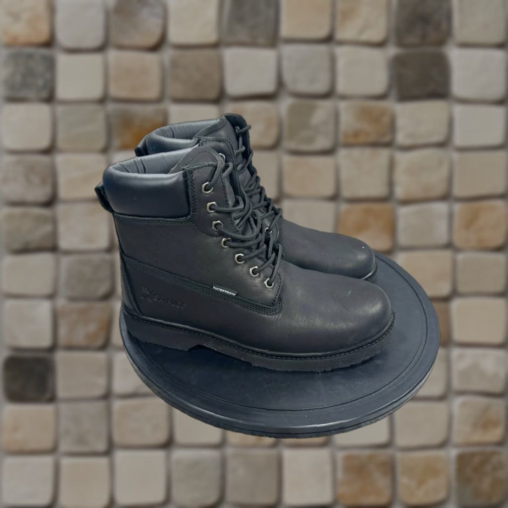 VINTAGE SR Max Work Boots Men Size 10 M Leather Waterproof Slip