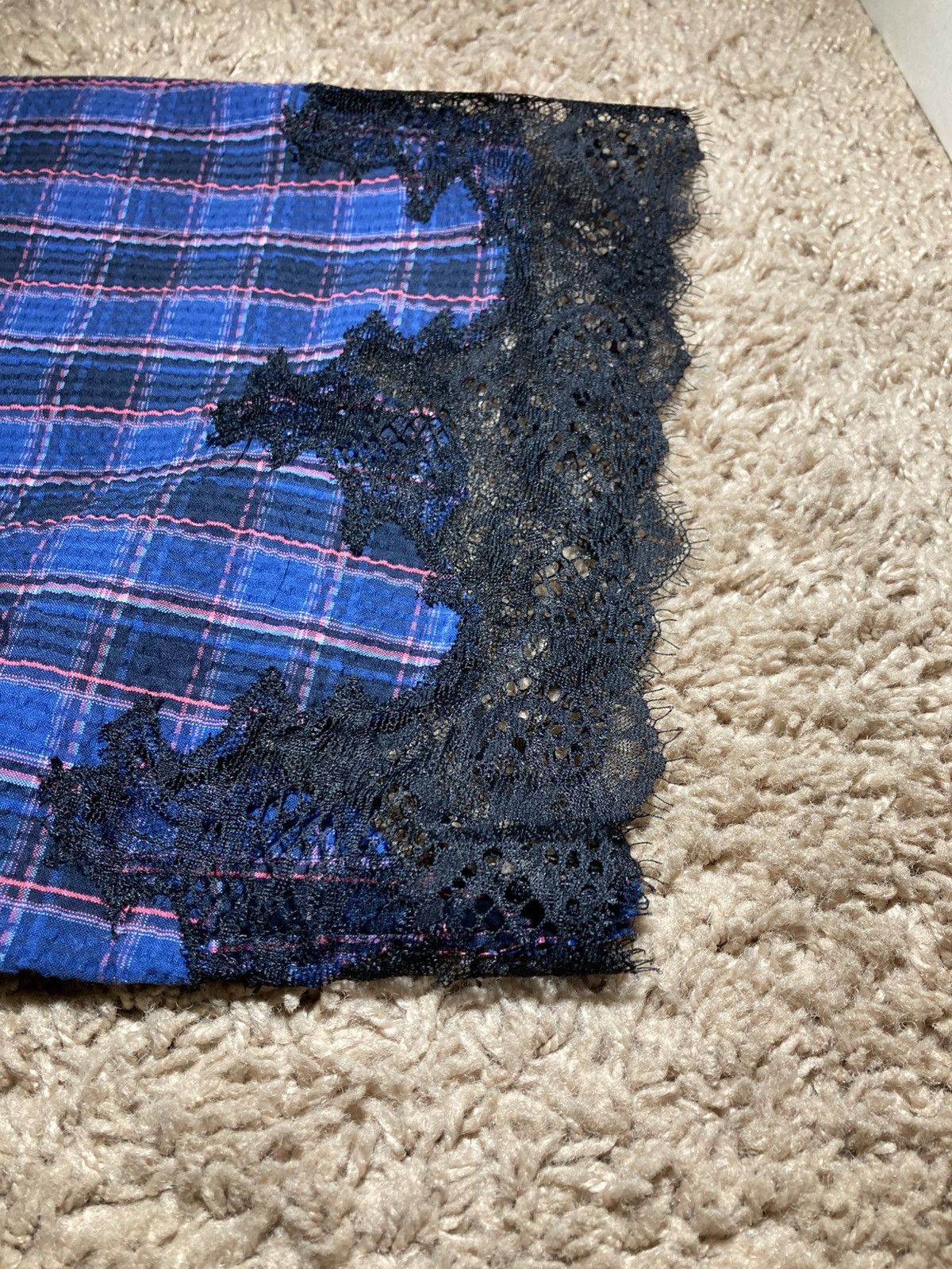 Martine Rose SS25 Martine Rose Lace Overshirt SSENSE 2025 Sex Logo Pocket Size US XL / EU 56 / 4 - 5 Thumbnail