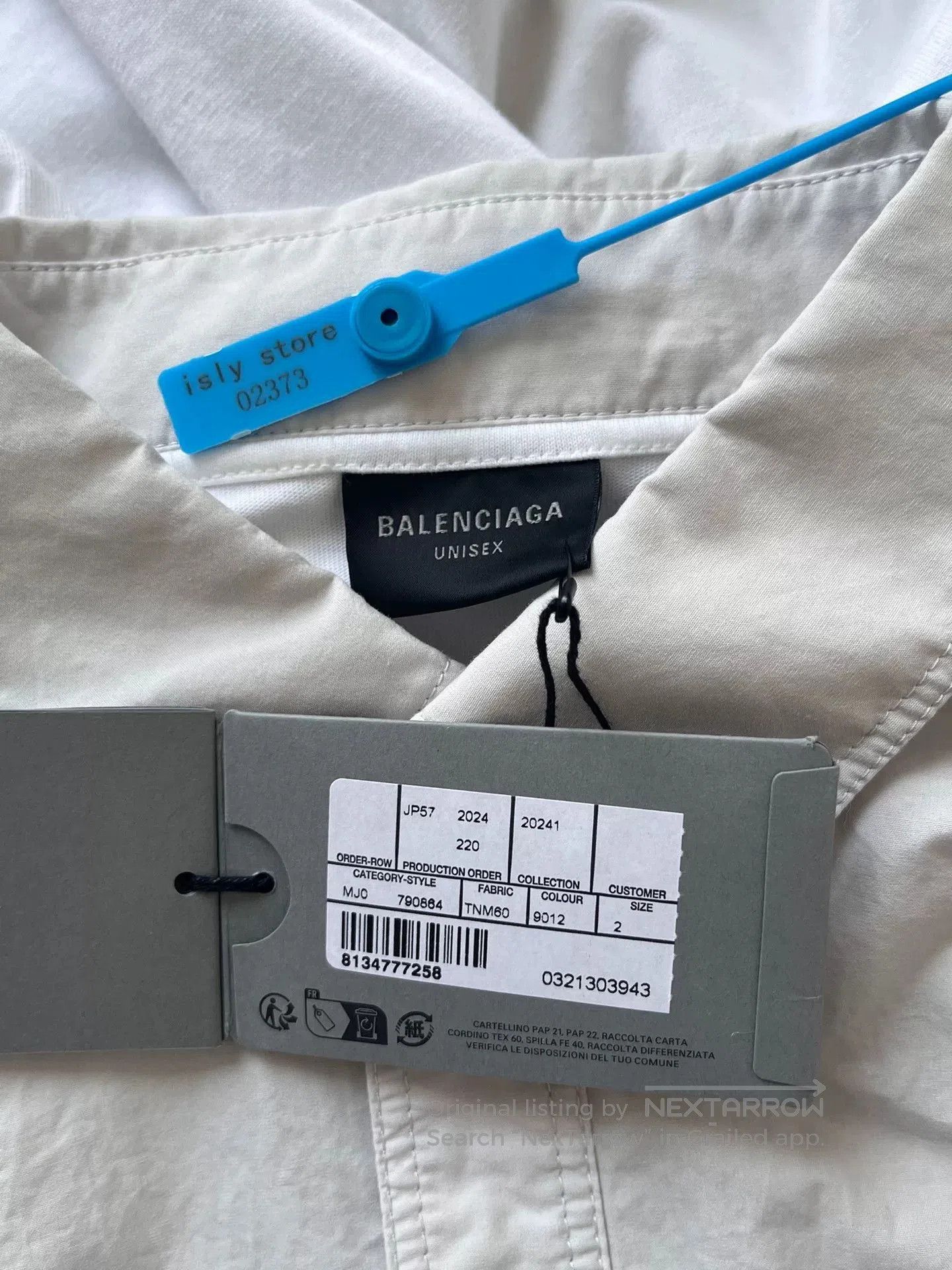 Balenciaga Balenciaga Printed Loose Long Sleeve Shirt. Size S / US 4 / IT 40 - 5 Thumbnail