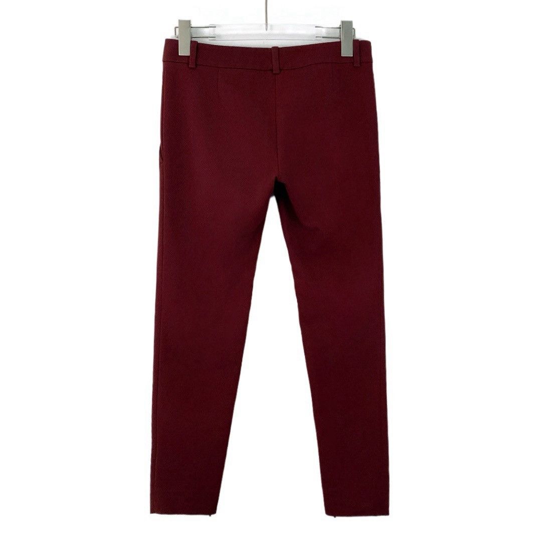 Gucci Gucci Deep Red Cotton Casual Pants K26WX Size 26" / US 2 / IT 38 - 2 Thumbnail
