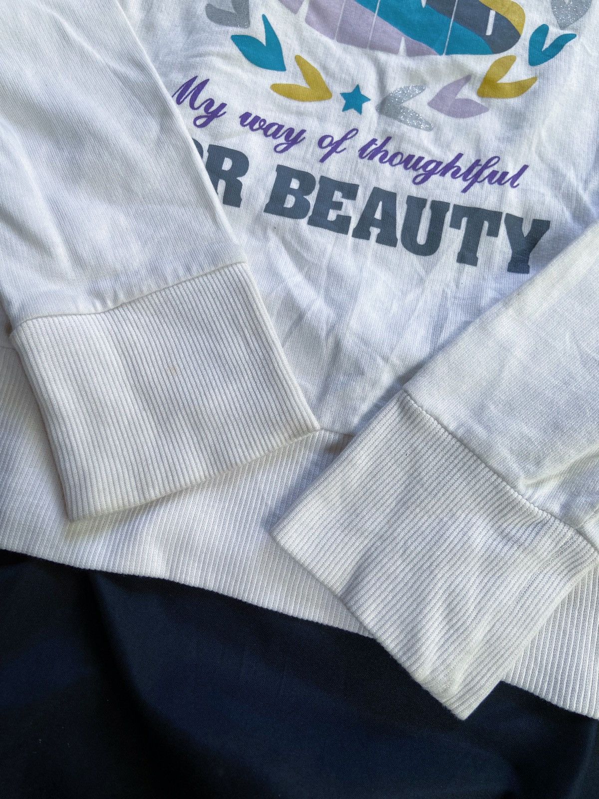 Beauty Beast × Hysteric Glamour × Japanese Brand 🌸LOOKING FEEL YOUNG MIND SWEATSHIRT Size US S / EU 44-46 / 1 - 4 Thumbnail