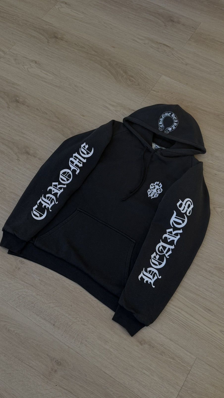 Chrome Hearts VINTAGE Chrome Hearts Thermal Pullover Hoodie Size US M / EU 48-50 / 2 - 3 Thumbnail
