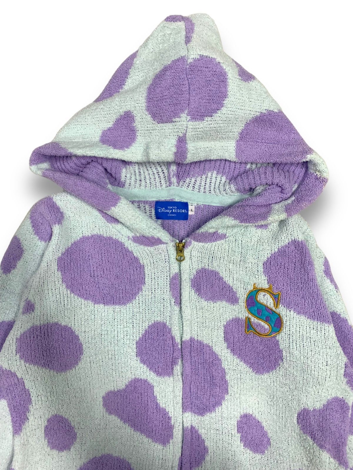 Disney Disney Tokyo Resort Pixar Knitted Sulley Fuzzy Sweater Size L / US 10 / IT 46 - 5 Thumbnail