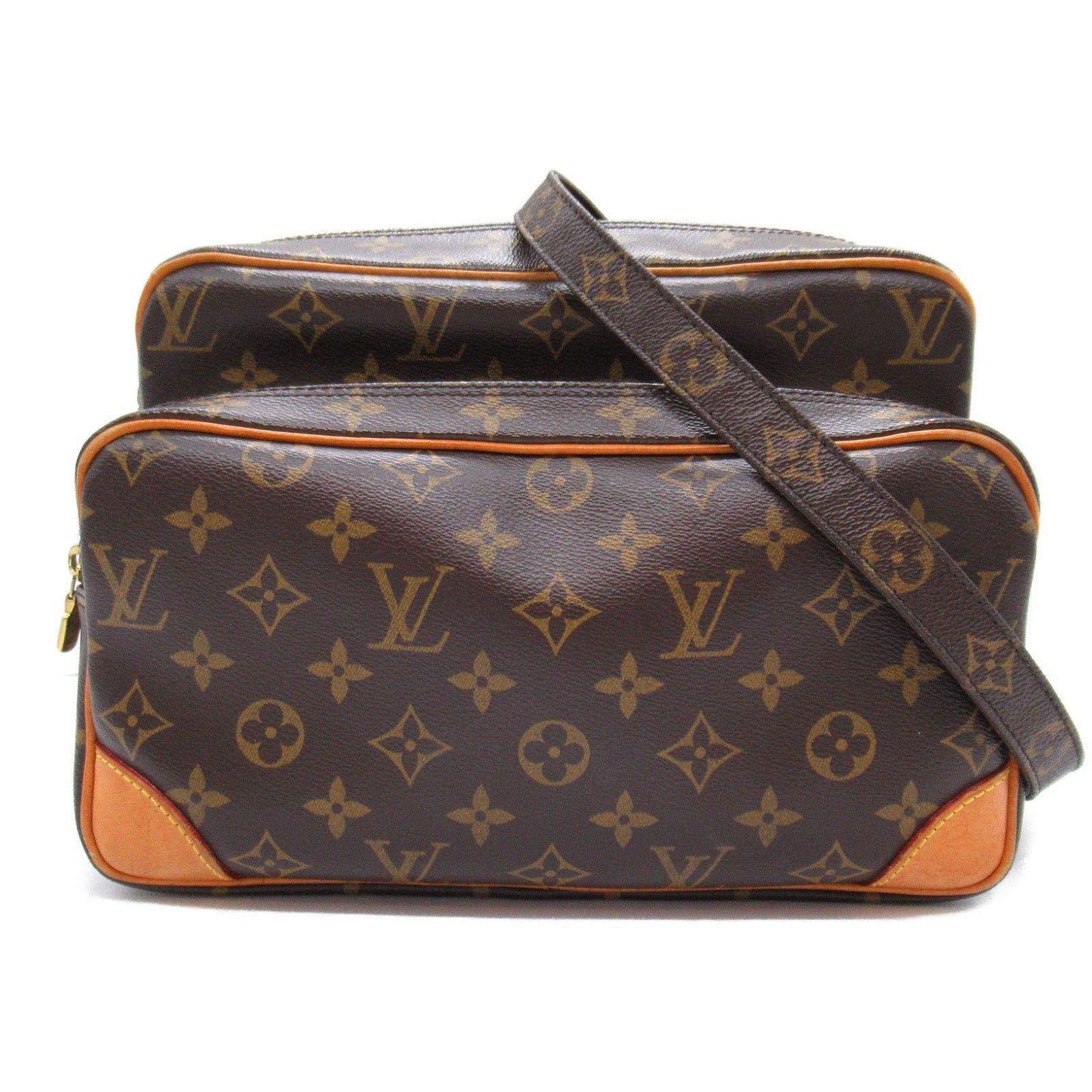 Louis Vuitton Louis Vuitton Nil Shoulder Bag Coated Canvas Monogram Brown Size ONE SIZE - 1 Thumbnail