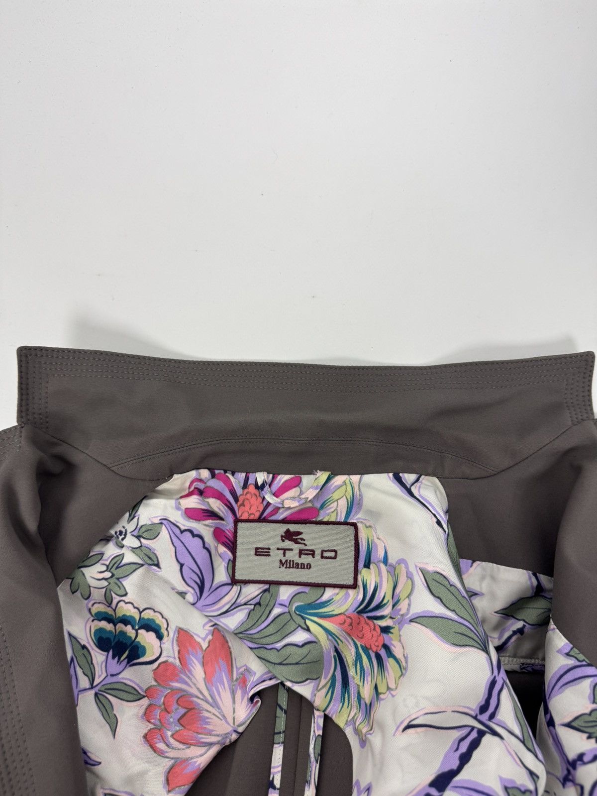 Etro Etro Milano Gray Classic Women’s Blazer Jacket Size M / US 6-8 / IT 42-44 - 18 Thumbnail