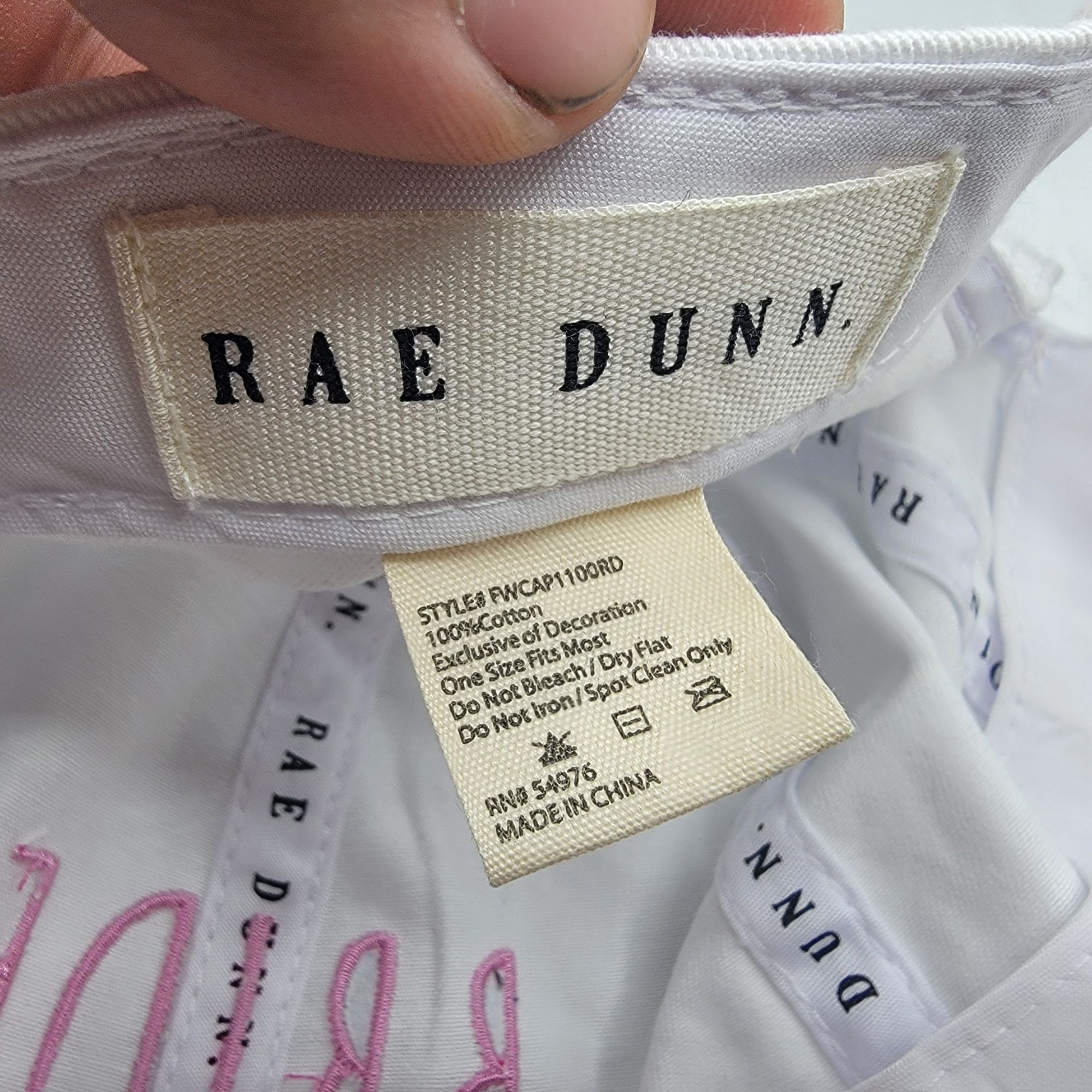 Other Rae Dunn Bride Embroidered White Baseball Cap Hat Casual Cut Size ONE SIZE - 5 Thumbnail