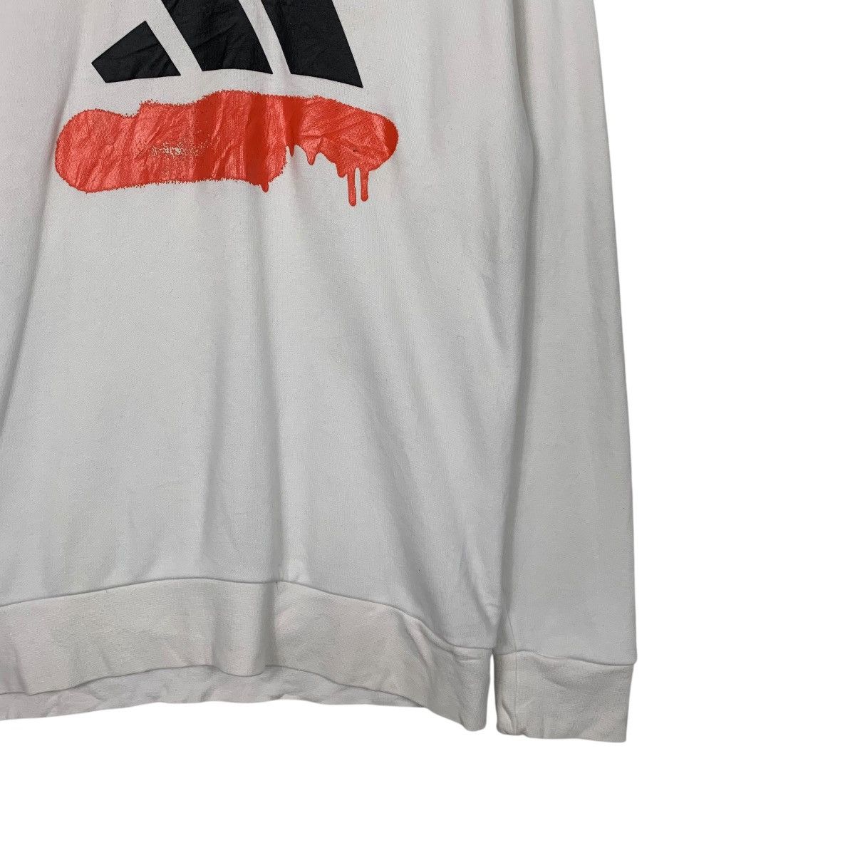 Adidas Adidas Big Logo Crewneck Sweatshirt Size US L / EU 52-54 / 3 - 4 Thumbnail