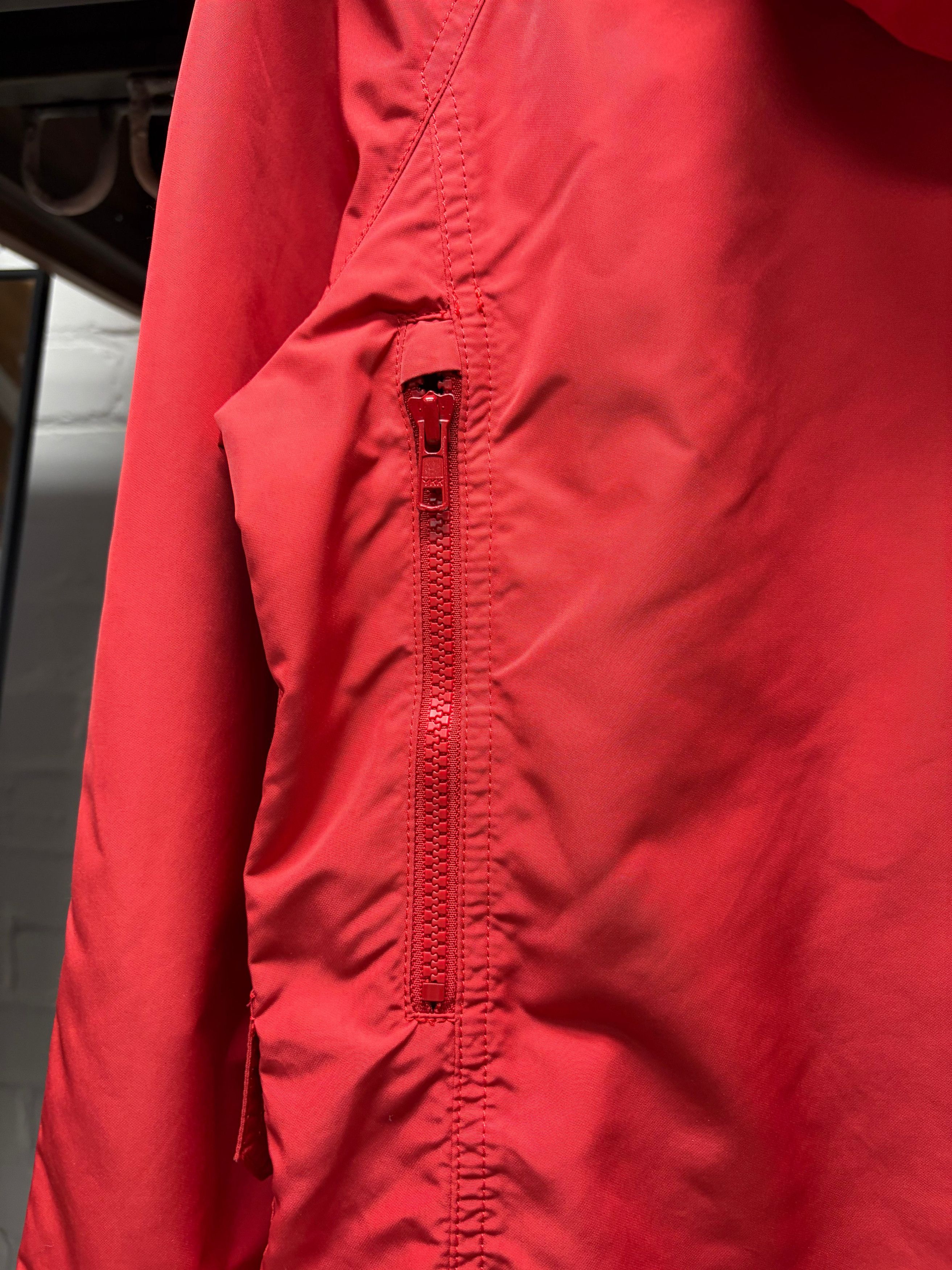 Junya Watanabe 2008 Junya Watanabe Red Nylon Shell Cargo-Tech Jacket Size US S / EU 44-46 / 1 - 5 Thumbnail