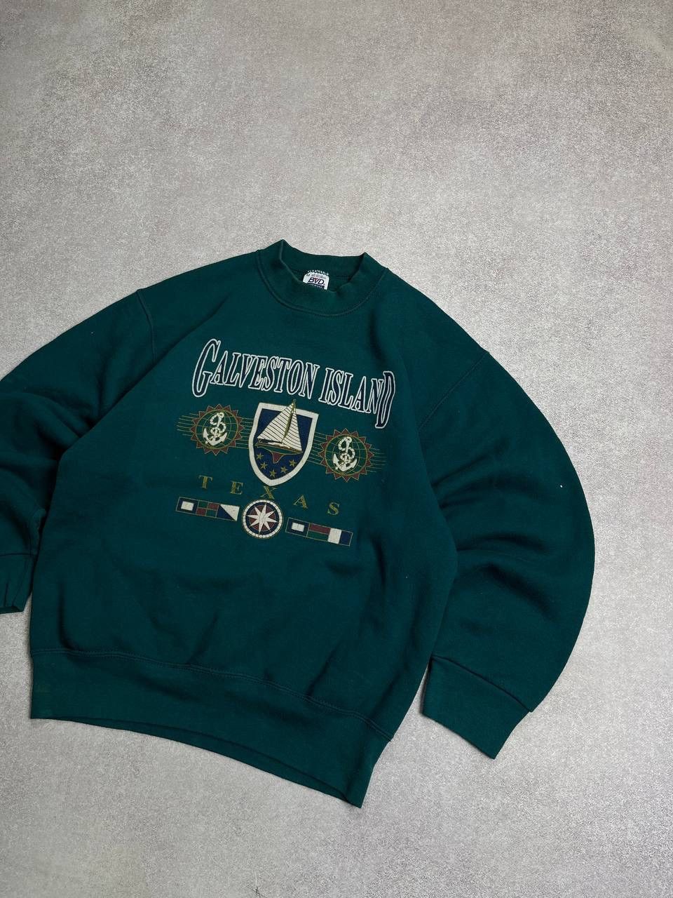 Vintage Vintage Calveston Island Boxy Sweatshirt M Size US M / EU 48-50 / 2 - 2 Thumbnail