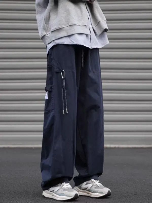VIBE High Street Vintage Loose Casual Pants Blue Size US 32 / EU 48 - 4 Thumbnail