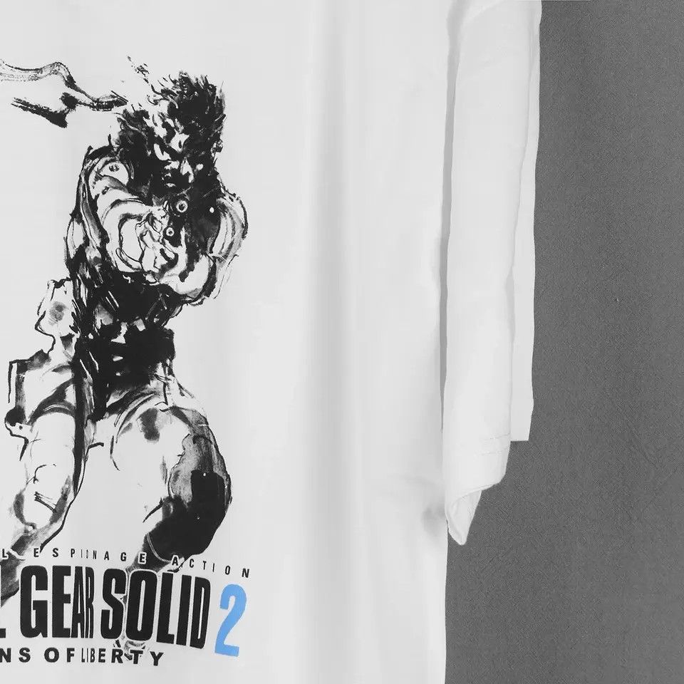 Japanese Brand Metal Gear Solid 2 Printed Tshirt Size US L / EU 52-54 / 3 - 2 Thumbnail