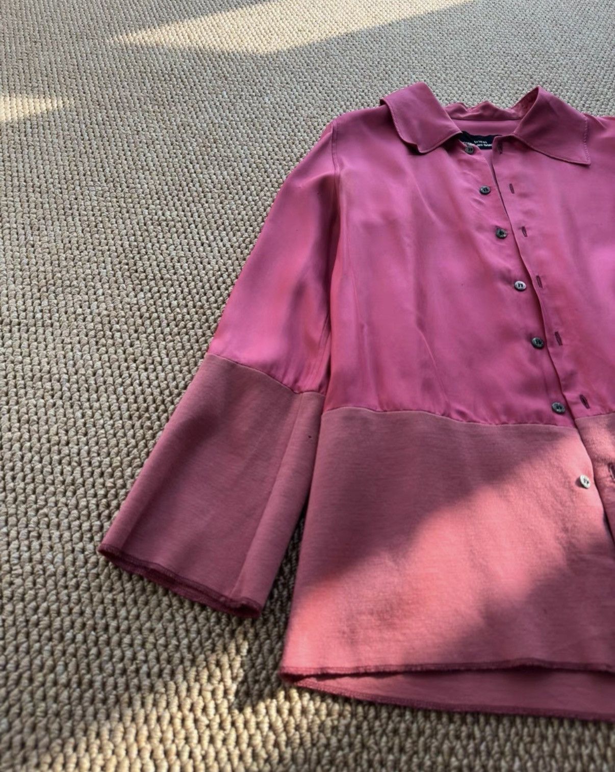 Comme des Garcons COMME des GARÇONS Satin Panel Shirt K23 Size S / US 4 / IT 40 - 2 Thumbnail