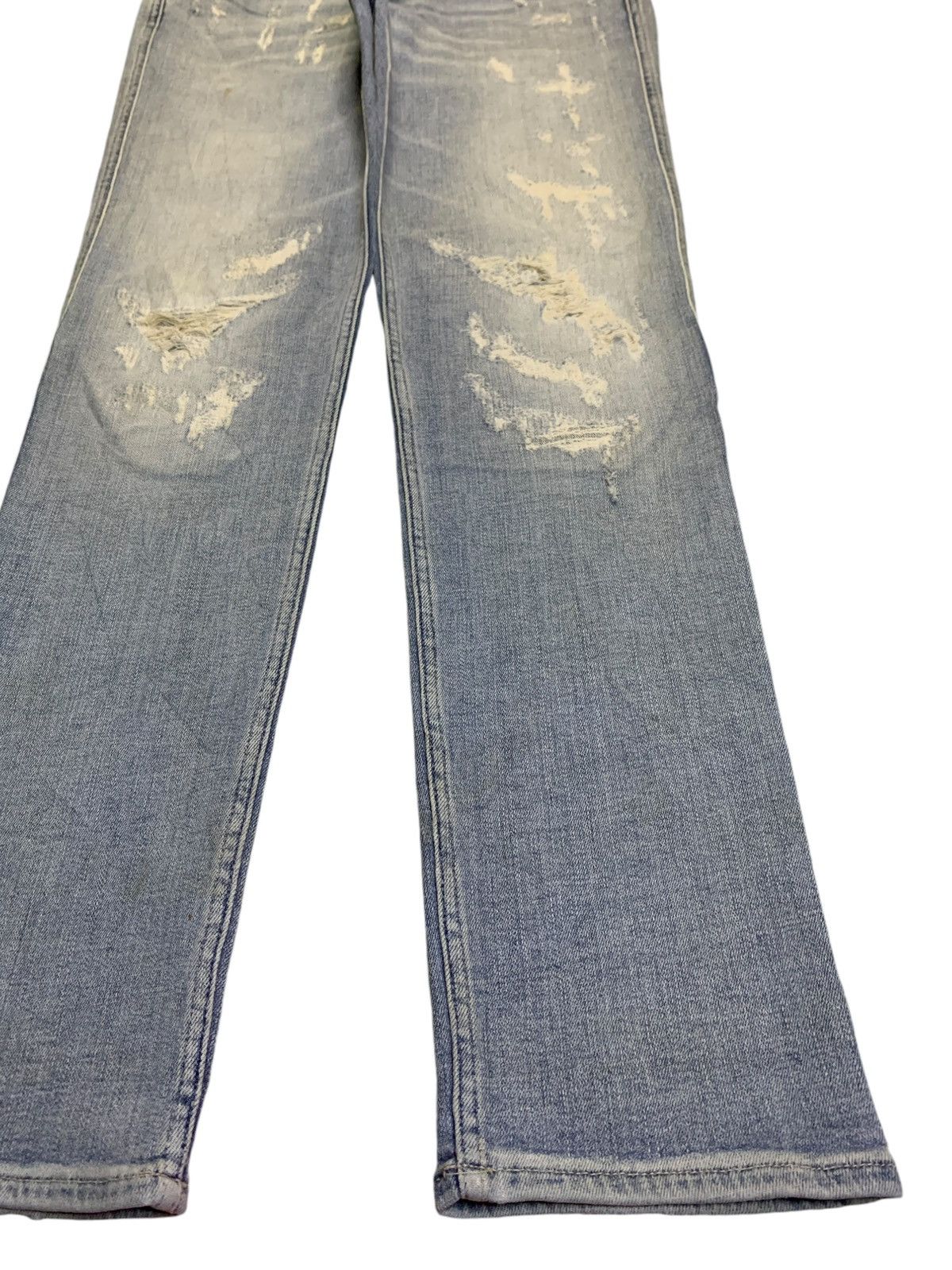 Japanese Brand × Replay Vintage Rattle Trap X Replay Faded Wash Distress Slim Jeans Size US 30 / EU 46 - 7 Thumbnail
