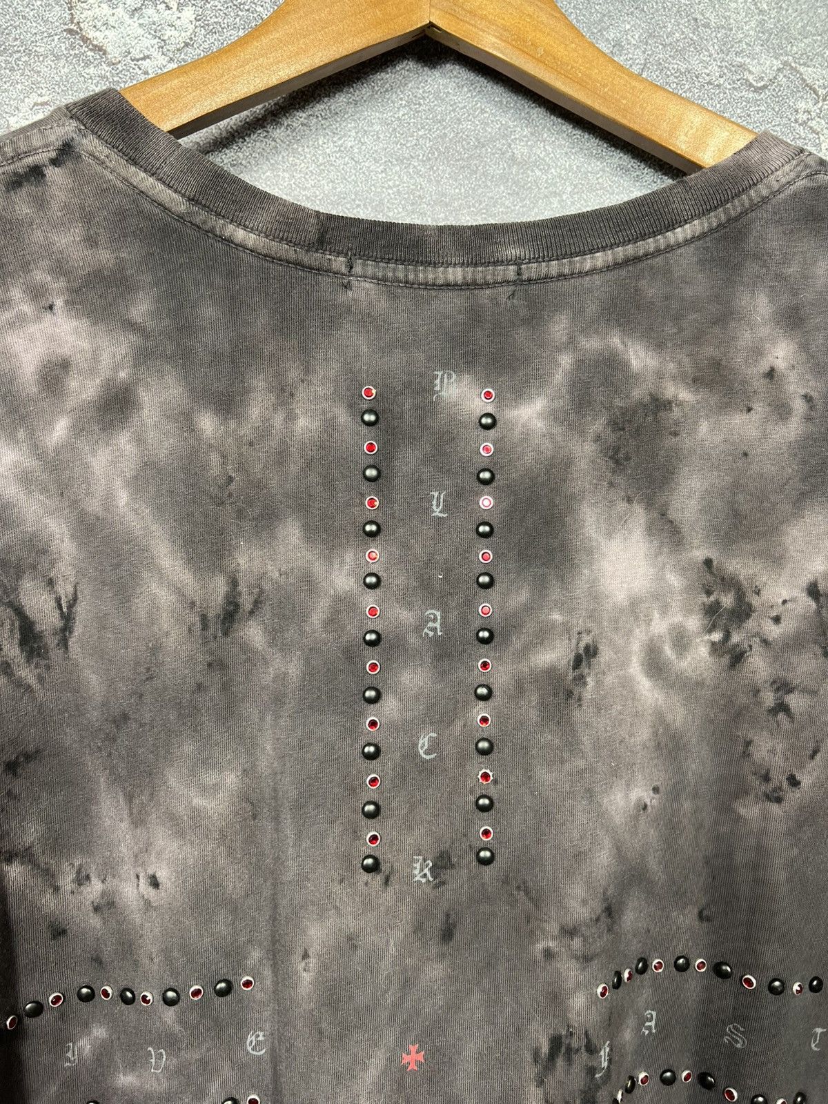 Affliction Affliction 3XL All Over Print Rhinestone Kross Logo T-shirt Size US XXL / EU 58 / 5 - 8 Thumbnail