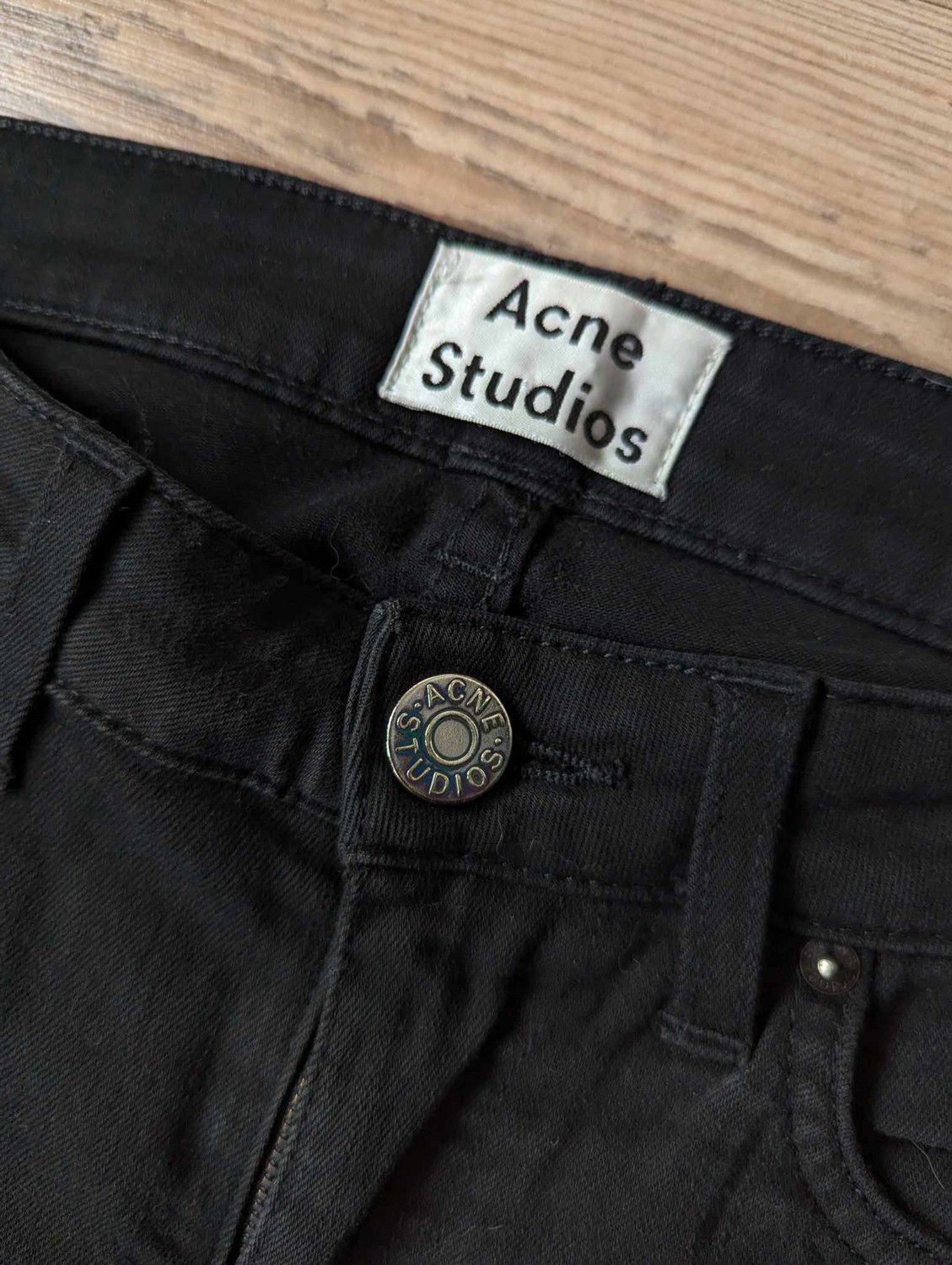 Acne Studios Acne Studios Skin 5 Black Skinny jeans 26 Size 26" / US 2 / IT 38 - 3 Thumbnail