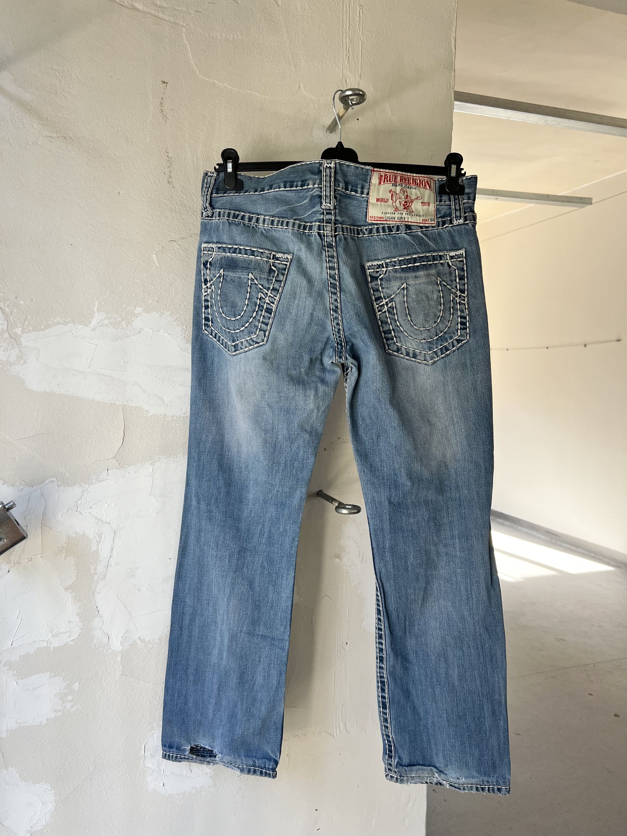 True Religion True Religion Made in USA Vintage Logan Super T Size US 34 / EU 50 - 3 Thumbnail