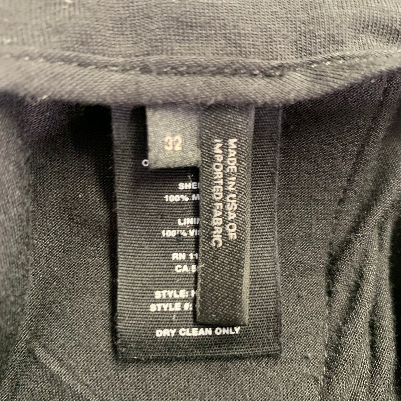 Helmut Lang HELMUT LANG Size 32 Black Modal Side Tabs Casual Pants Size US 32 / EU 48 - 7 Thumbnail