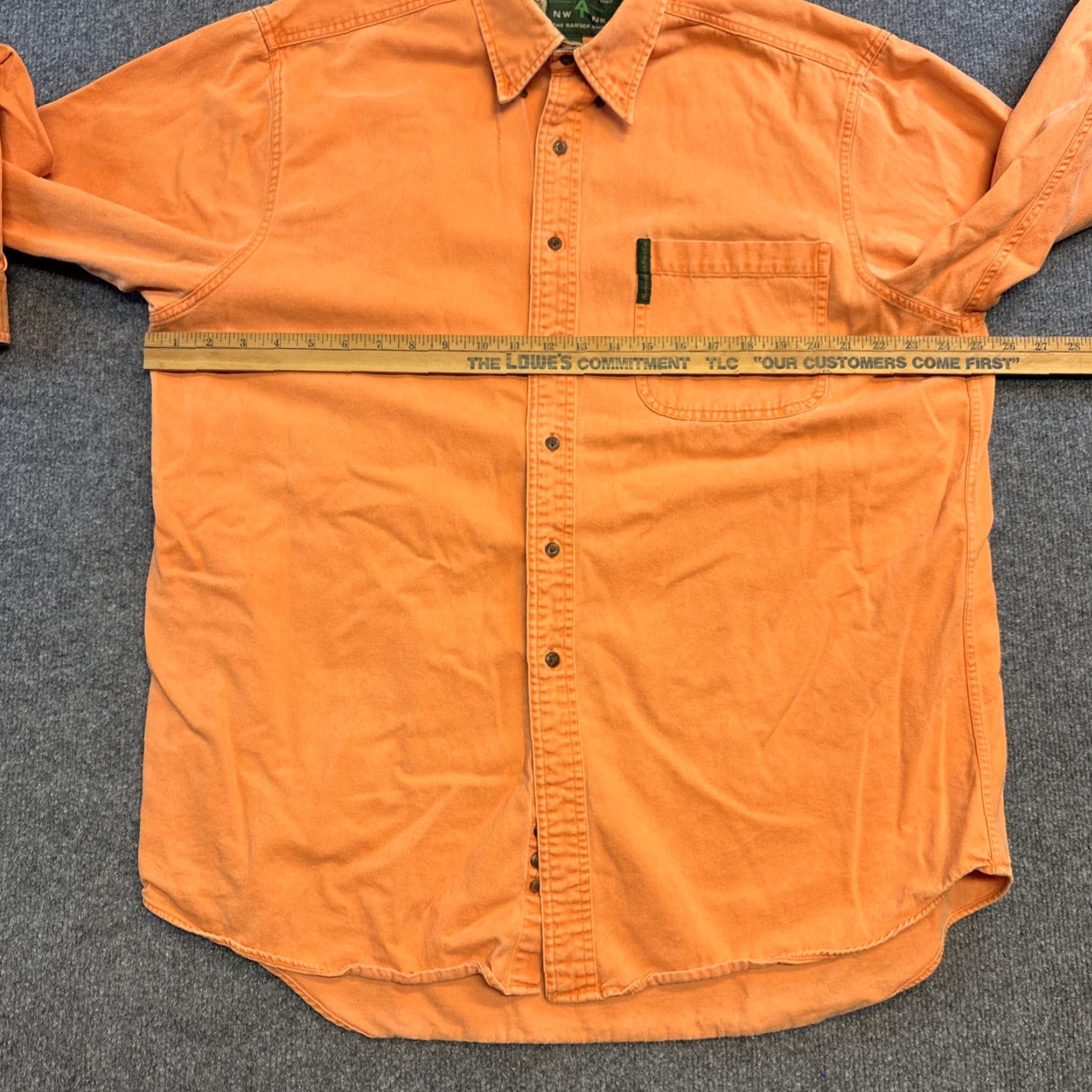 Abercrombie & Fitch VINTAGE Abercrombie Fitch Ranger Shirt Men's Northeast Regional Trail M Orange Button-Up Shirt Mens M Orange Retro/Northeast Gallery Size US M / EU 48-50 / 2 - 5 Thumbnail