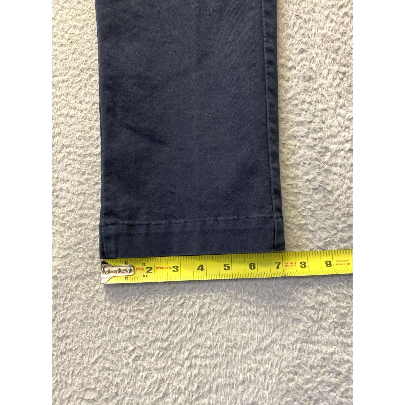 Uniqlo Uniqlo Chino Pants Mens 32x32 Dark Navy Slim Fit Stretch Cotton /0910 Size US 32 / EU 48 - 7 Thumbnail