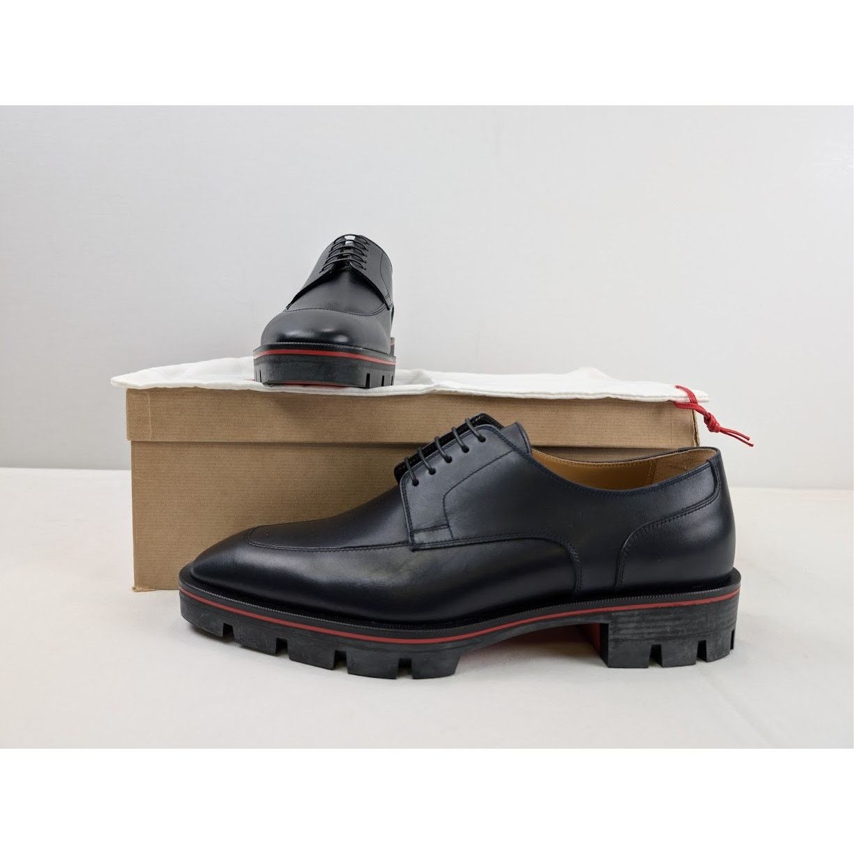 Christian Louboutin o1rshd1 Q:2 / Davisol Flat Shoes in Marine Size US 9 / EU 42 - 19 Thumbnail