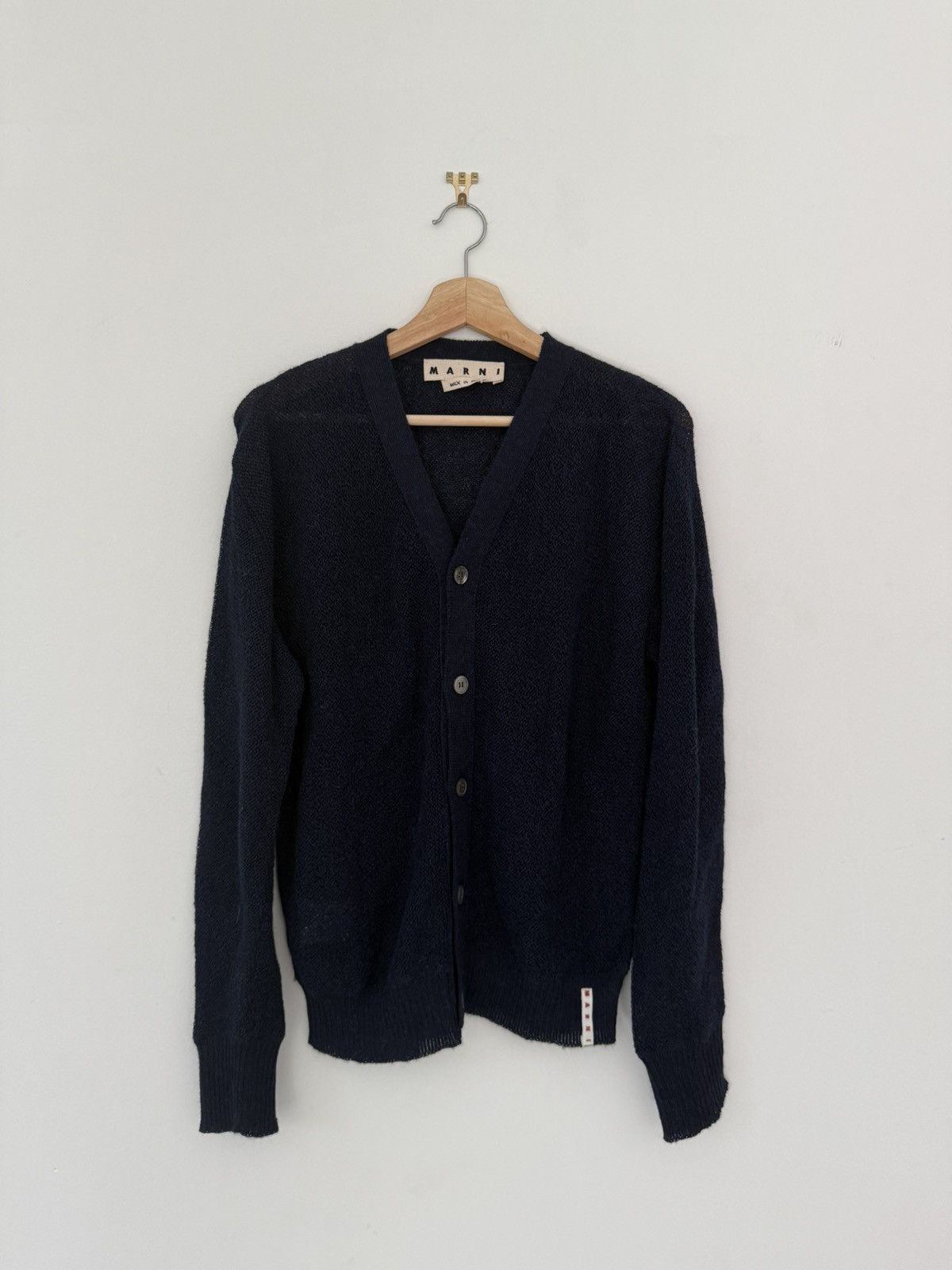 Marni Marni - Lightweight Knit Cardigan Size US M / EU 48-50 / 2 - 1 Thumbnail