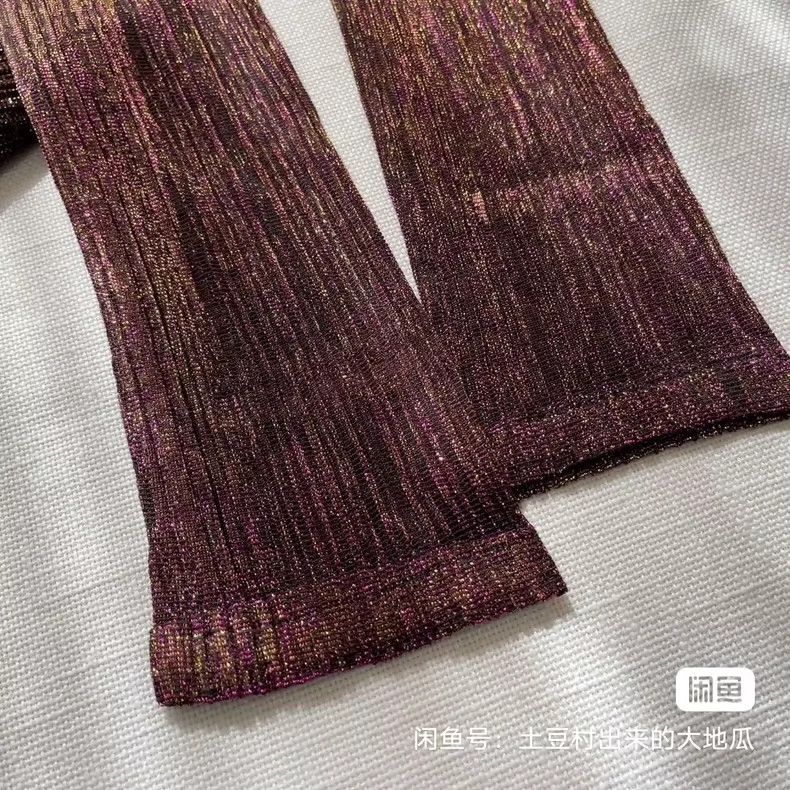 Issey Miyake Issey Miyake size:3 A vintage wine red gold thread woven m Size M / US 6-8 / IT 42-44 - 7 Thumbnail