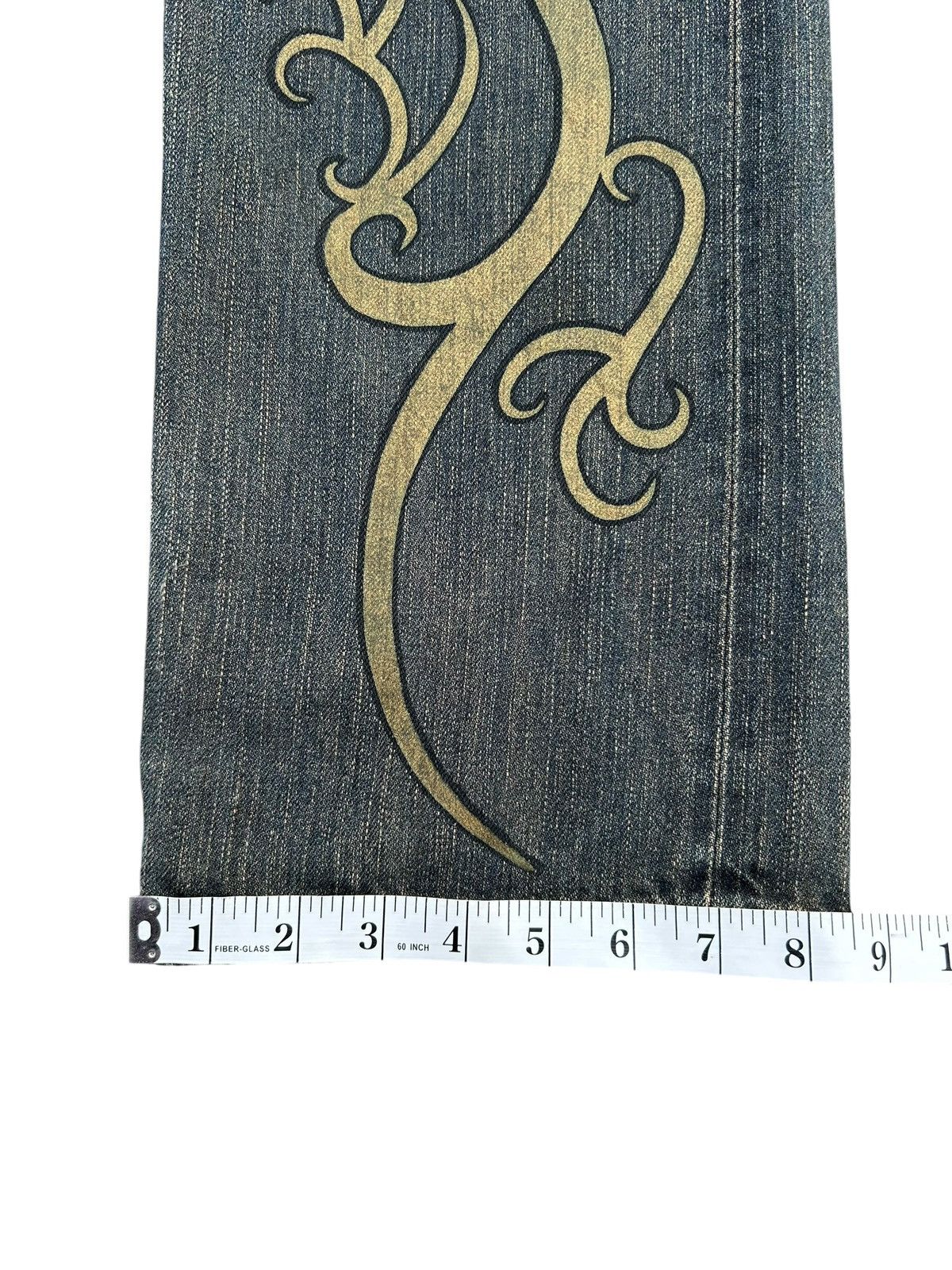 Kapital VINTAGE EDWIN 505 SELVEDGE RUSTY DISTRESSED DENIM JEANS Size US 32 / EU 48 - 17 Thumbnail