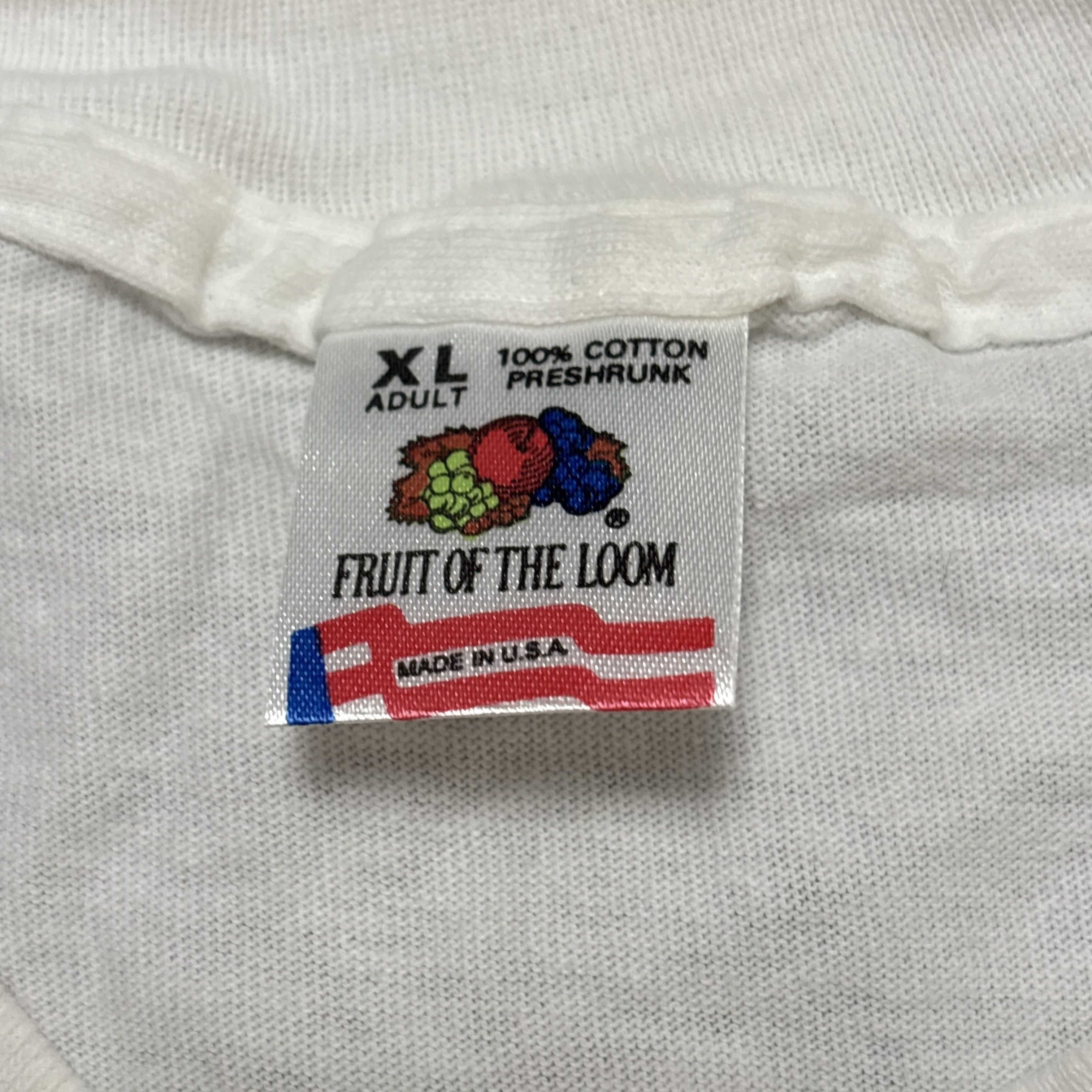 Vintage Vintage Test Print Shirt 90s Fruit Of The Loom Single Stitch Size US XL / EU 56 / 4 - 6 Thumbnail
