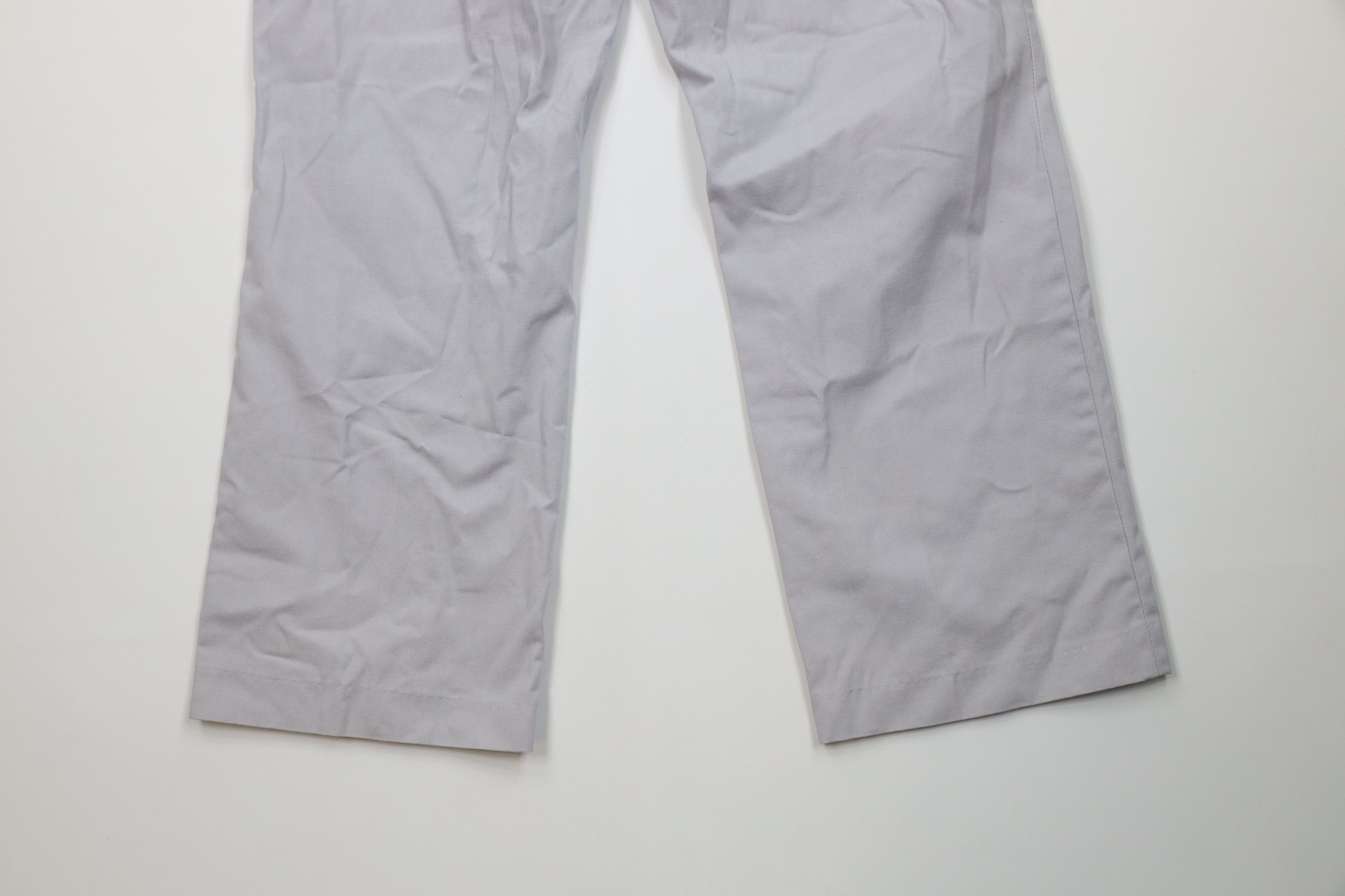 Vintage Vintage 70s Streetwear Wide Leg Chino Pants Trousers Gray Size US 36 / EU 52 - 13 Thumbnail