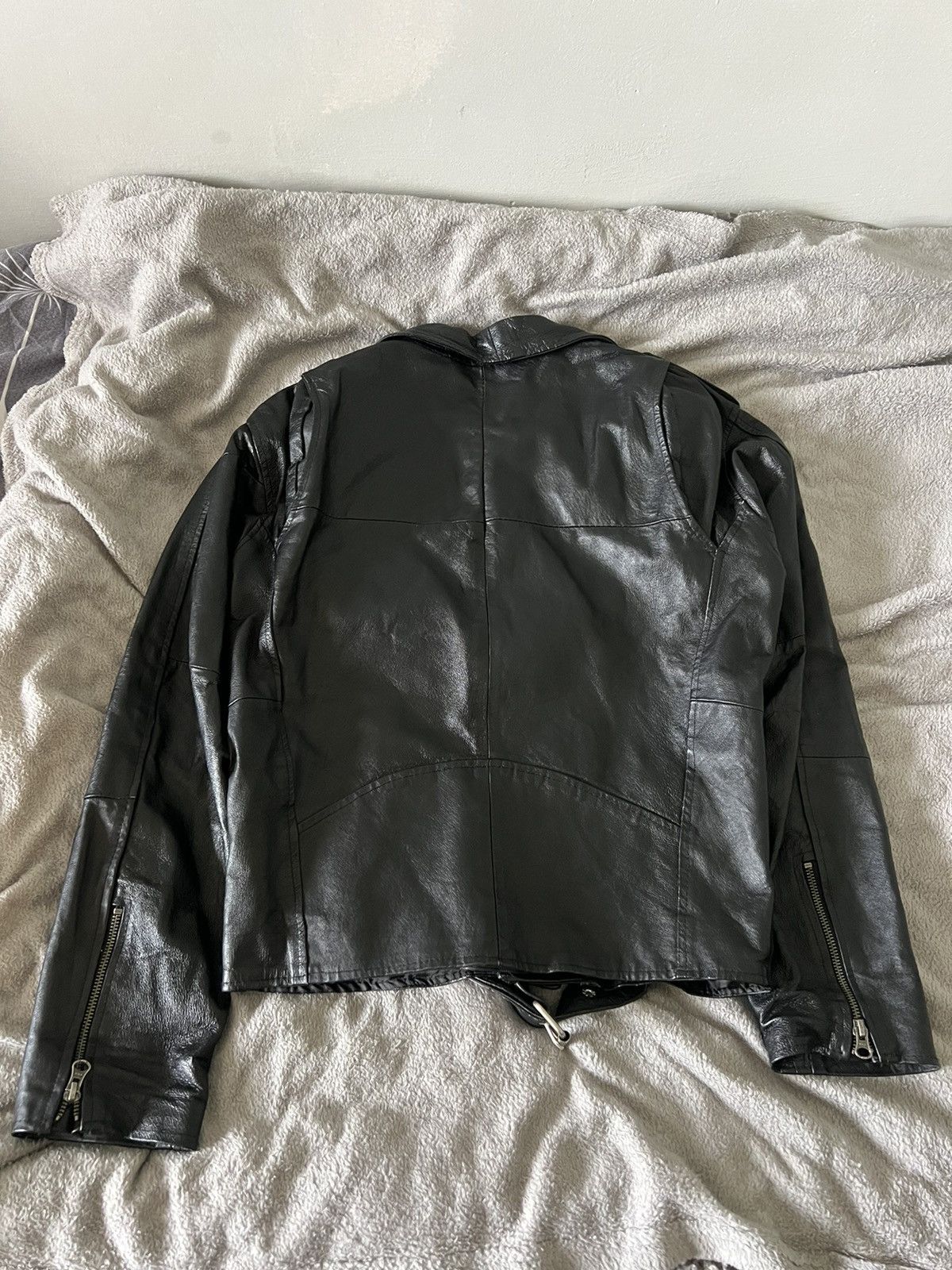 Vintage Vintage archive lgb if6was9 style leather jacket punk 90s Size M / US 6-8 / IT 42-44 - 7 Thumbnail