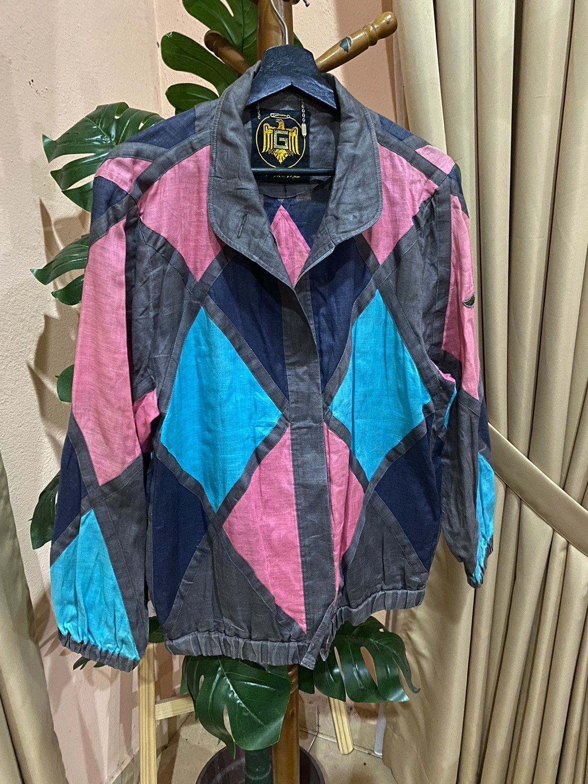 Vintage VINTAGE 80S PSYCHEDELIC AVANT GARDE JACKET Size US M / EU 48-50 / 2 - 4 Thumbnail