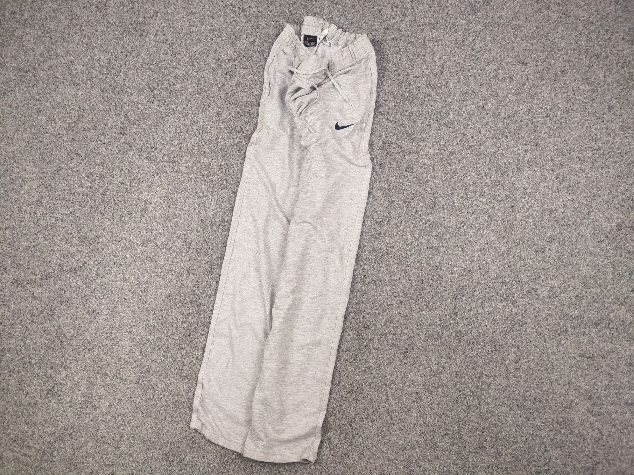 Nike Vintage Nike Swoosh Gray Cotton Baggy Track Pants Y2K Style Size US 34 / EU 50 - 3 Thumbnail