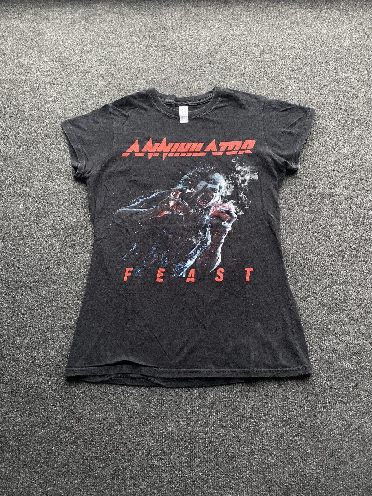 Gildan 🔥Annihilator Feast Album Band metal tee wom m size Size M / US 6-8 / IT 42-44 - 1 Thumbnail