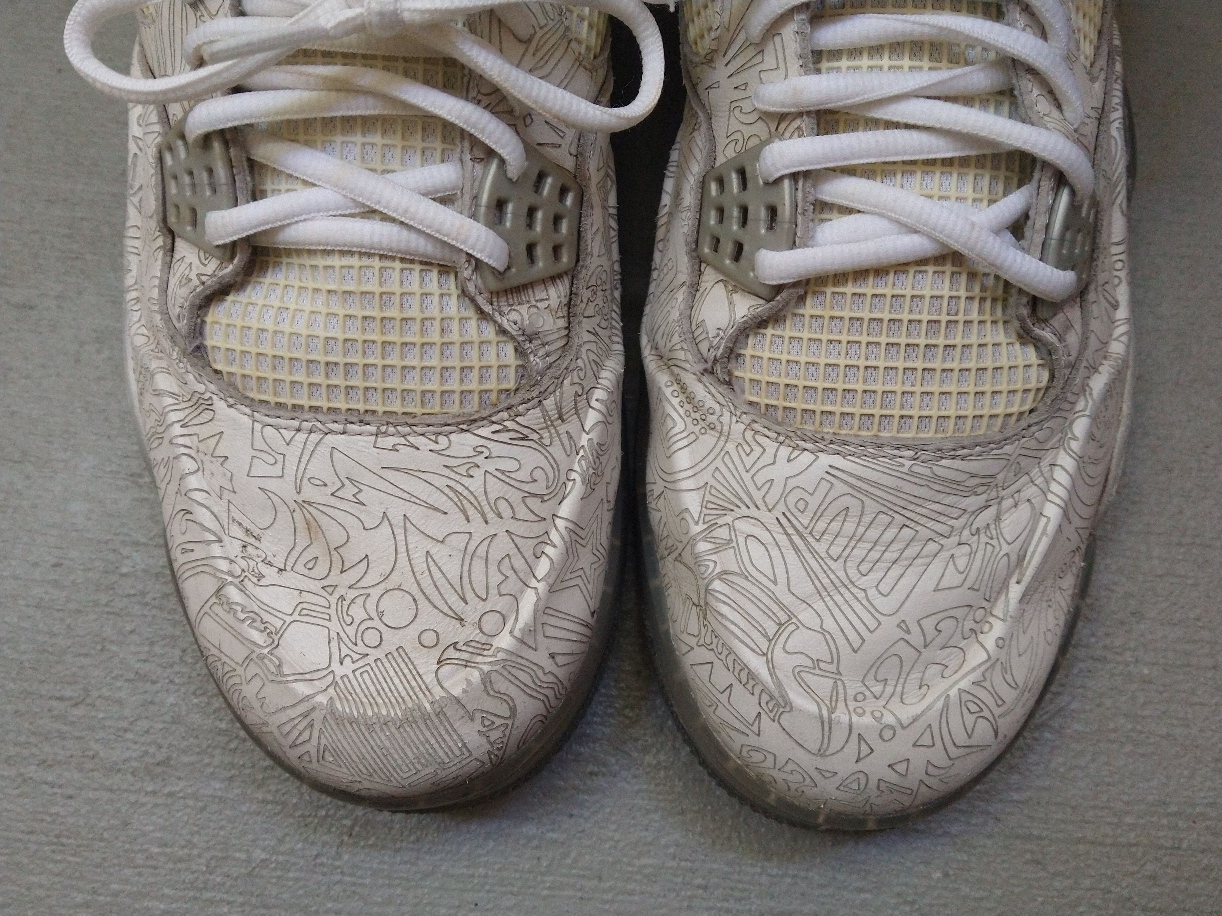 Jordan Brand × Nike Nike Air Jordan 4 Retro 30th Anniversary Laser 12 705333-105 Size US 12 / EU 45 - 3 Thumbnail