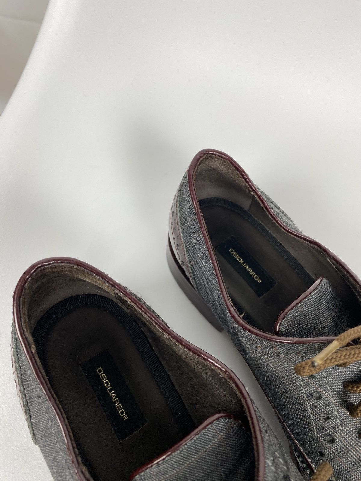 Dsquared2 Dsquared2 Derby Brogues Denim Leather size 40.5 Size US 10.5 / IT 40.5 - 9 Thumbnail