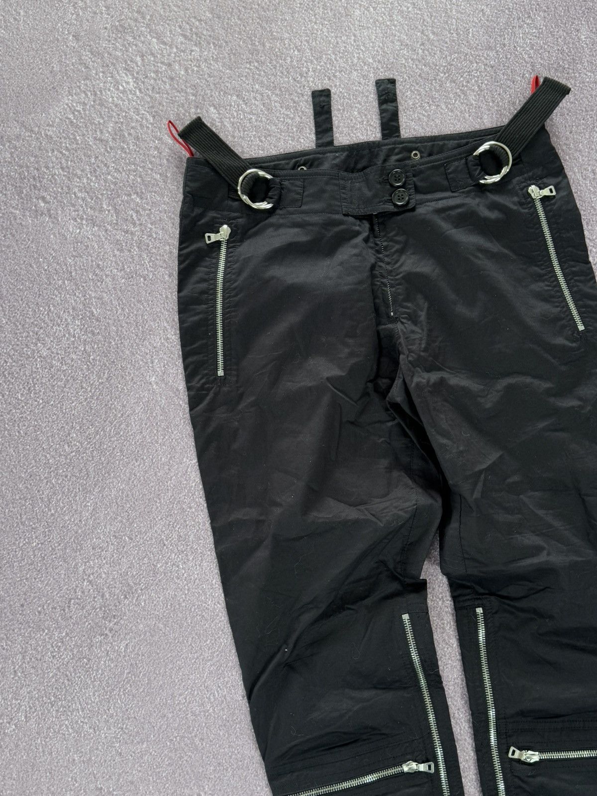 Prada Prada 00’s Archival Multi Zip Luxury Unique Pants Size 30" / US 8 / IT 44 - 5 Thumbnail