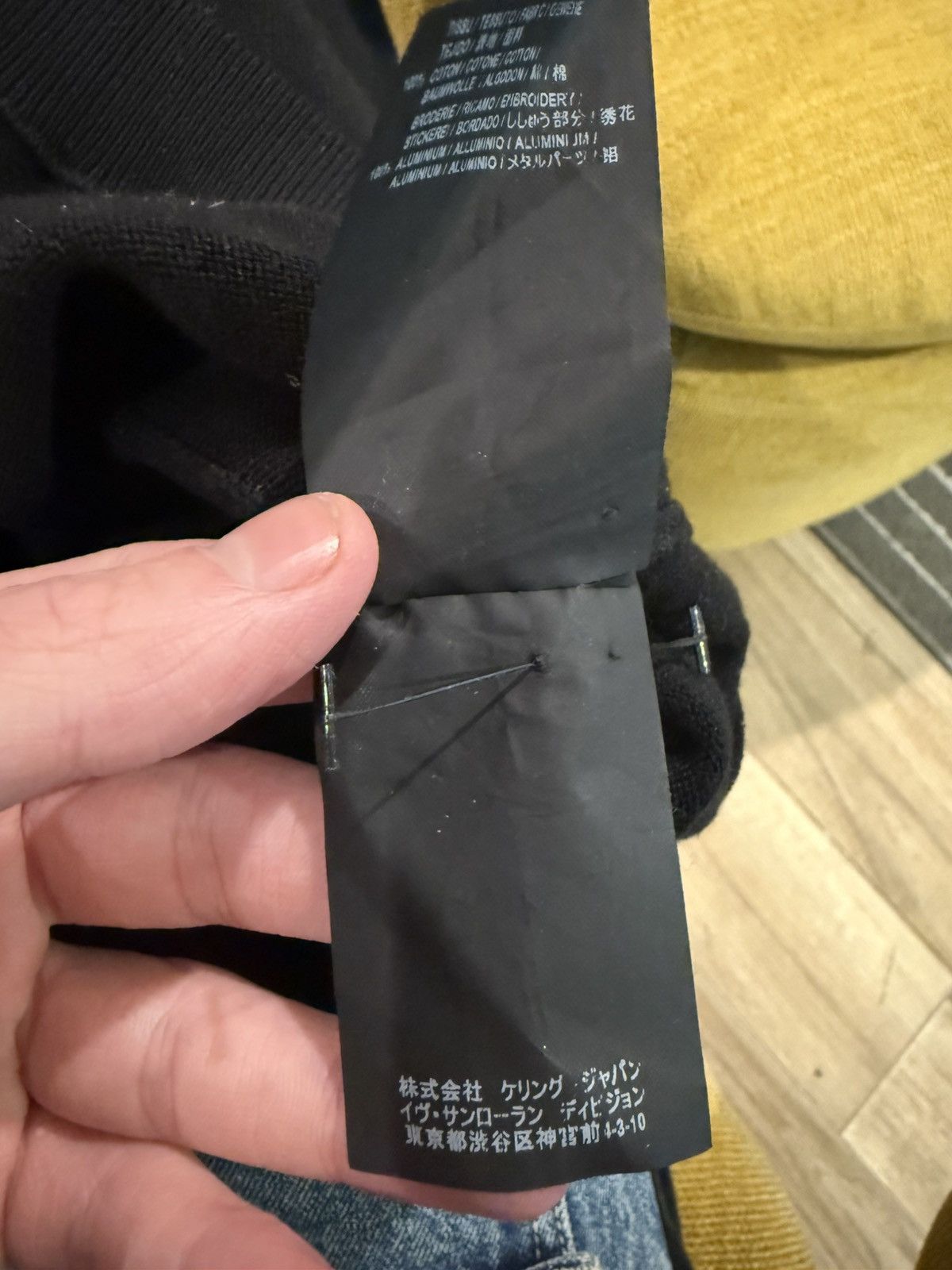 Saint Laurent Paris Saint Laurent Cashmere Lightning Hoodie Size US M / EU 48-50 / 2 - 5 Thumbnail