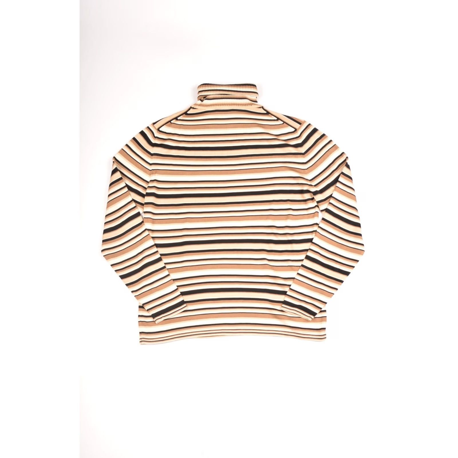 Vintage Gabriella Benelli Striped Silk Roll Neck Pullover Designer Top Size 40 Womens Size S / US 4 / IT 40 - 4 Thumbnail