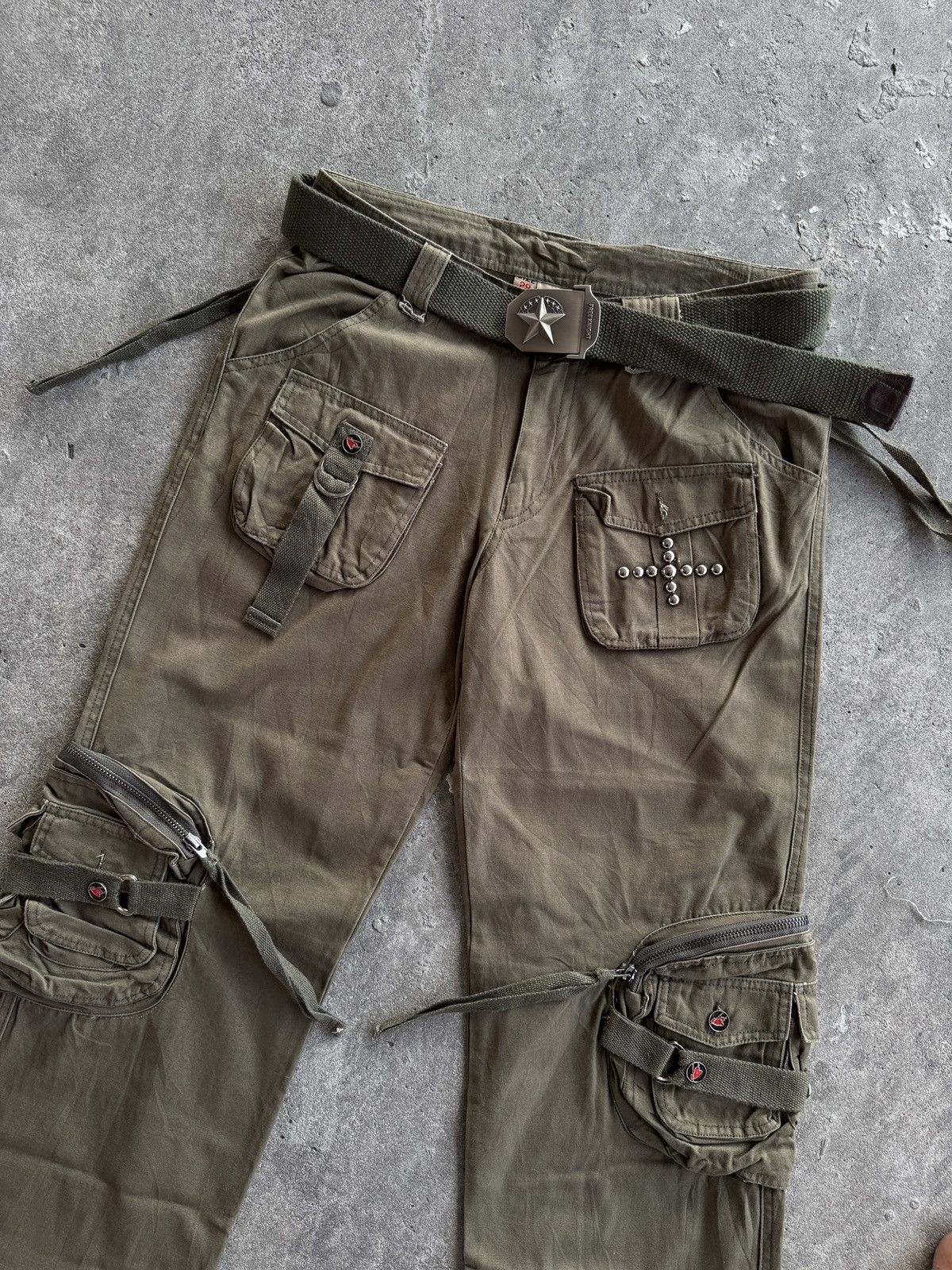 Other Japanese Free Knight Cargo Pants GOA Style Size US 29 - 4 Thumbnail