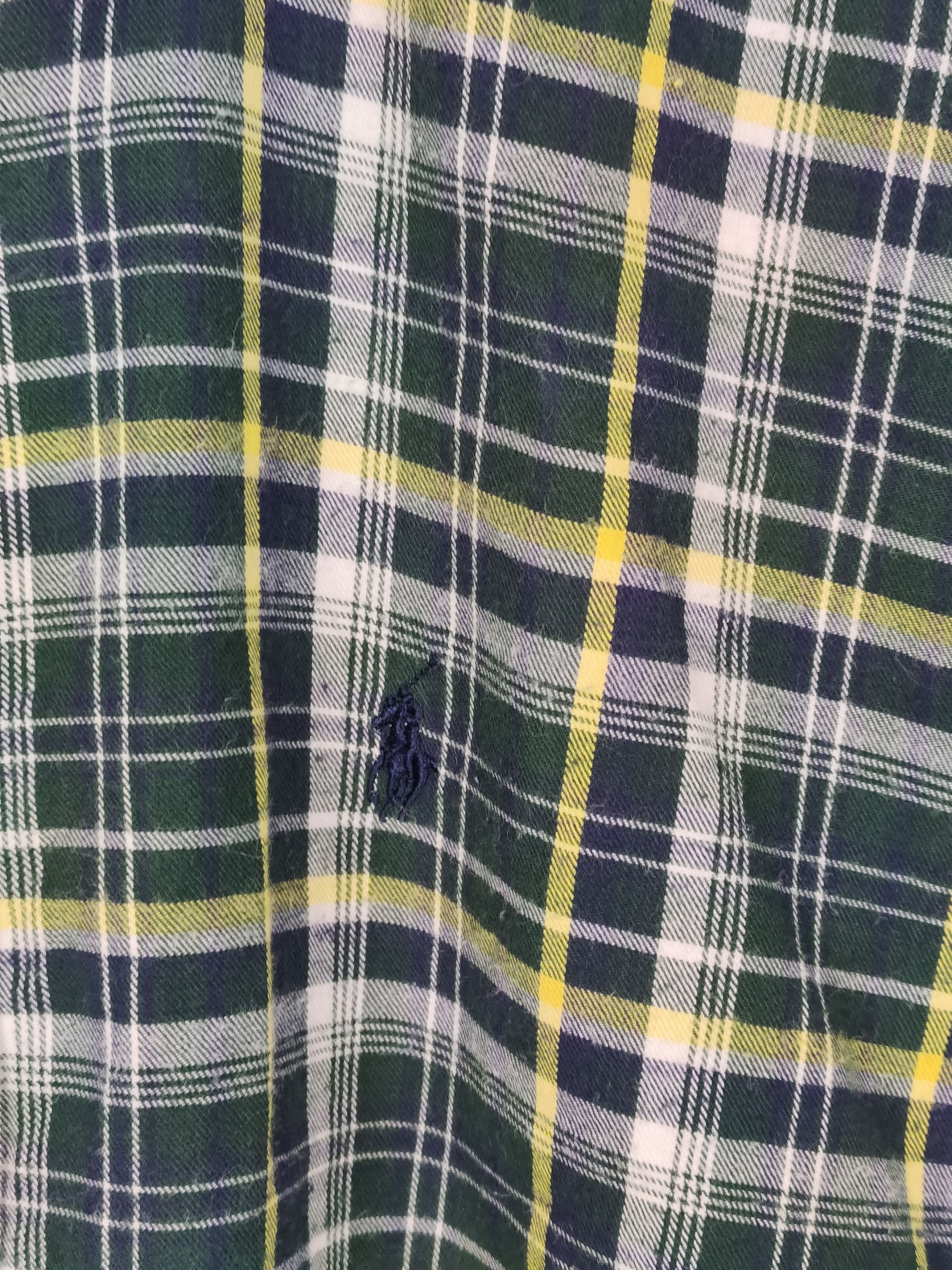 Polo Ralph Lauren × Vintage Vintage Polo Ralph Lauren Flannel Shirt Size US L / EU 52-54 / 3 - 3 Thumbnail