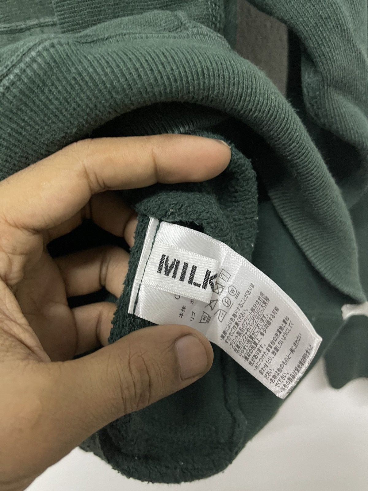 Champion × Vintage VINTAGE CHAMPION X MILKFED BOX LOGO HOODIE GREEN COLOUR Size US S / EU 44-46 / 1 - 17 Thumbnail