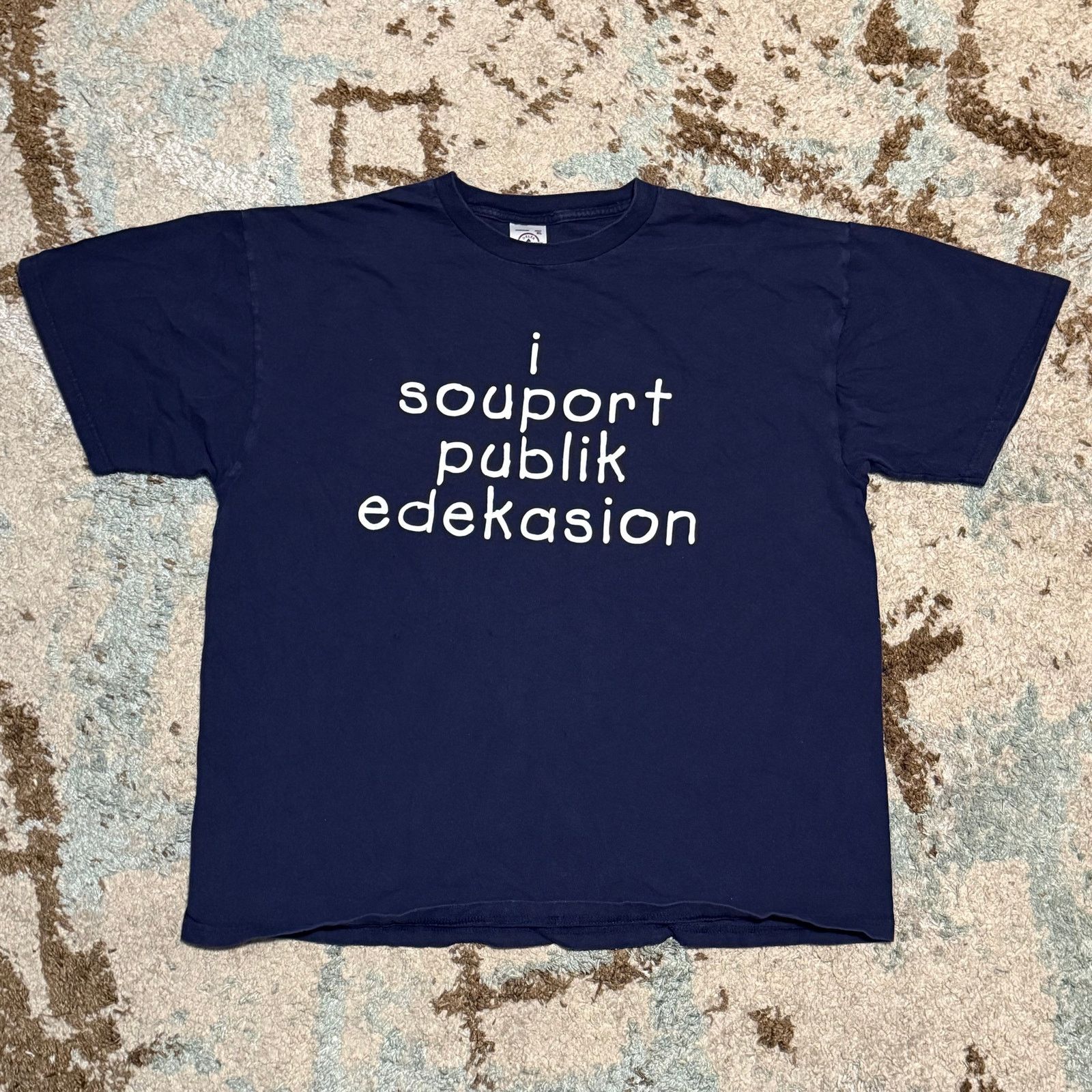 Delta Vintage I Support Public Education Shirt Size XL Funny Humor Size US XL / EU 56 / 4 - 2 Thumbnail