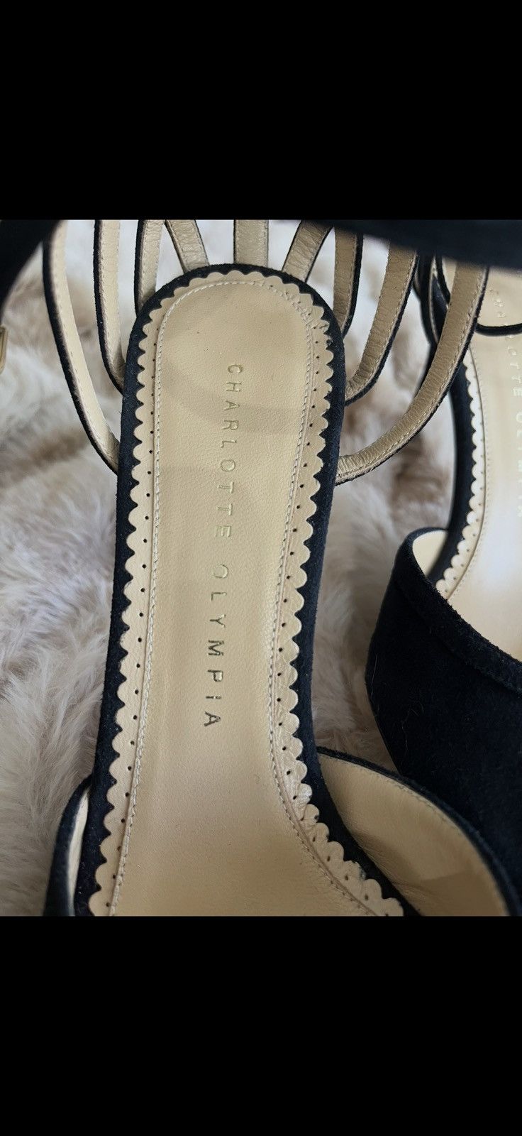 Charlotte Olympia Charlotte Olympia Black Suede Cage Heels Size US 6.5 / IT 36.5 - 6 Thumbnail