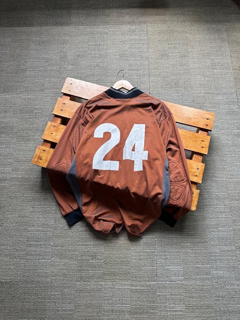 Nike VINTAGE NIKE SMALL SWOOSH LONGSLEEVE JERSEY Size US XL / EU 56 / 4 - 2 Thumbnail