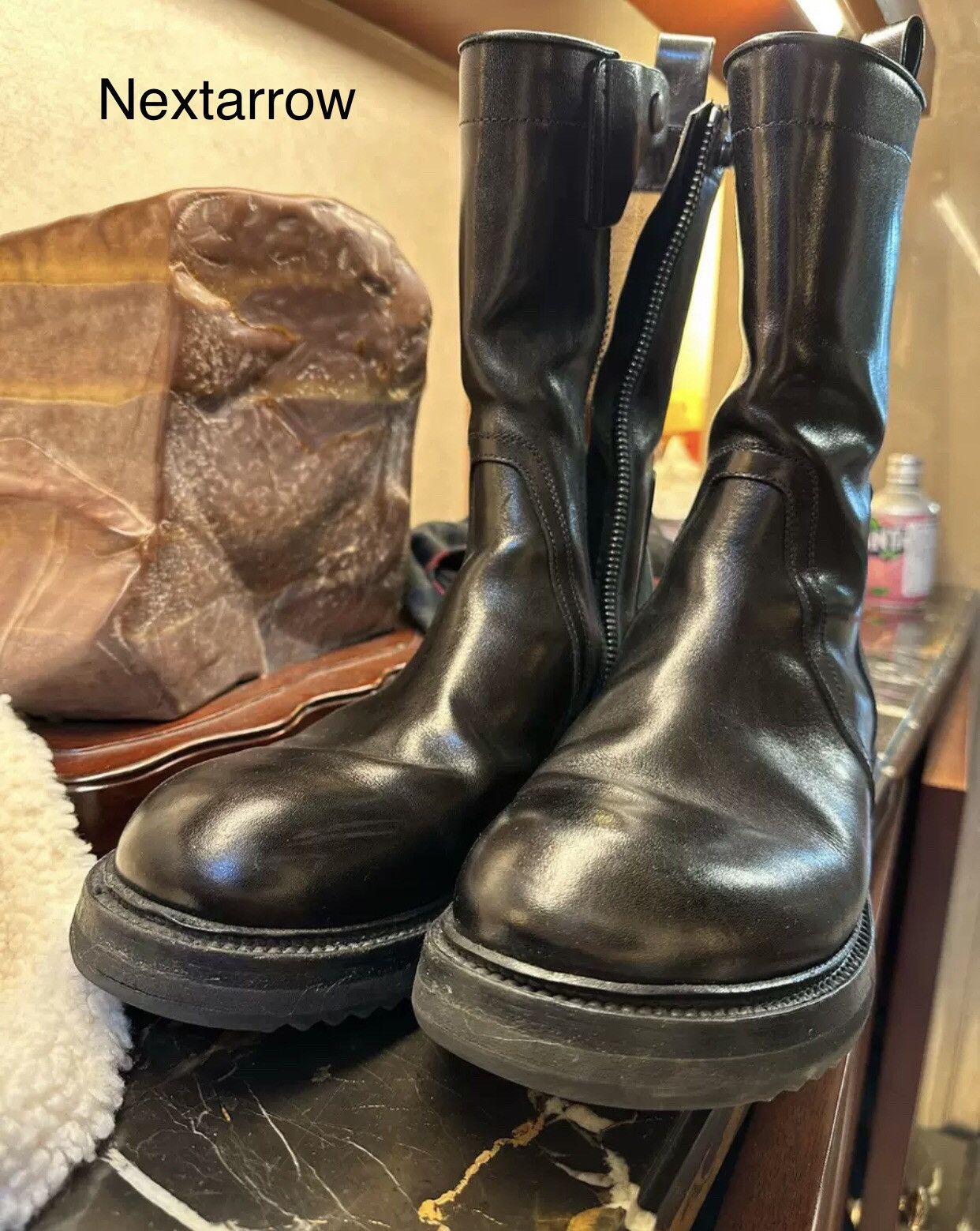 Rick Owens Rick Owens Men's Boots2412-Nextarrow Size US 9 / EU 42 - 1 Thumbnail