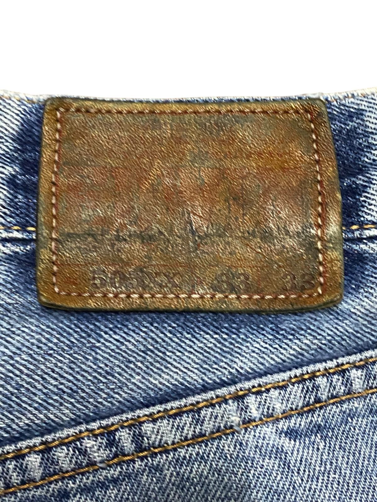 Edwin Japan Edwin Selvedge 505xx Light Wash Distressed Baggy Jeans Size US 33 - 13 Thumbnail