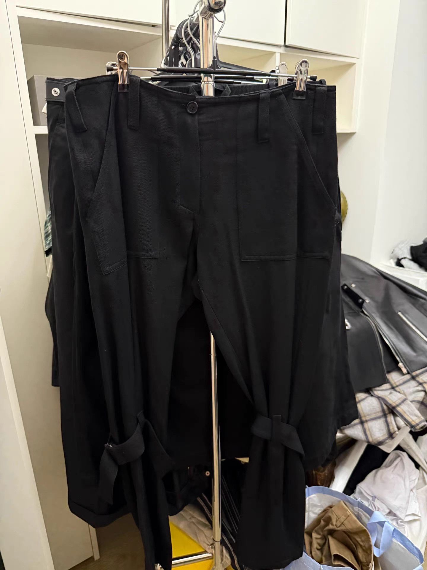 Ann Demeulemeester Ann Demeulemeester Lace-up Trousers K27 Size US 40 / EU 56 - 1 Thumbnail